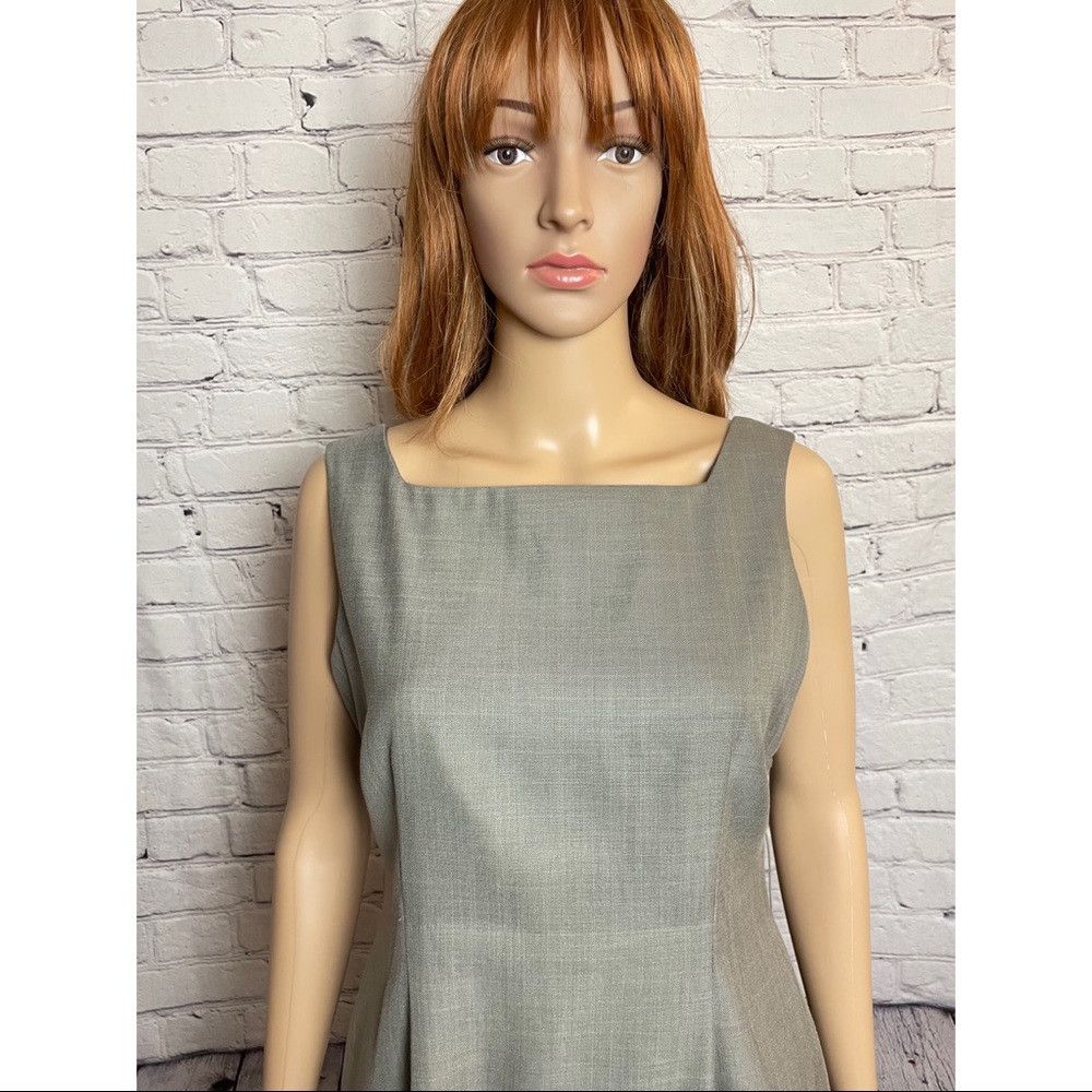 Anne Klein Anne Klein Grey Sheath Dress Size 8 Petite Size M / US 6-8 / IT 42-44 - 2 Thumbnail