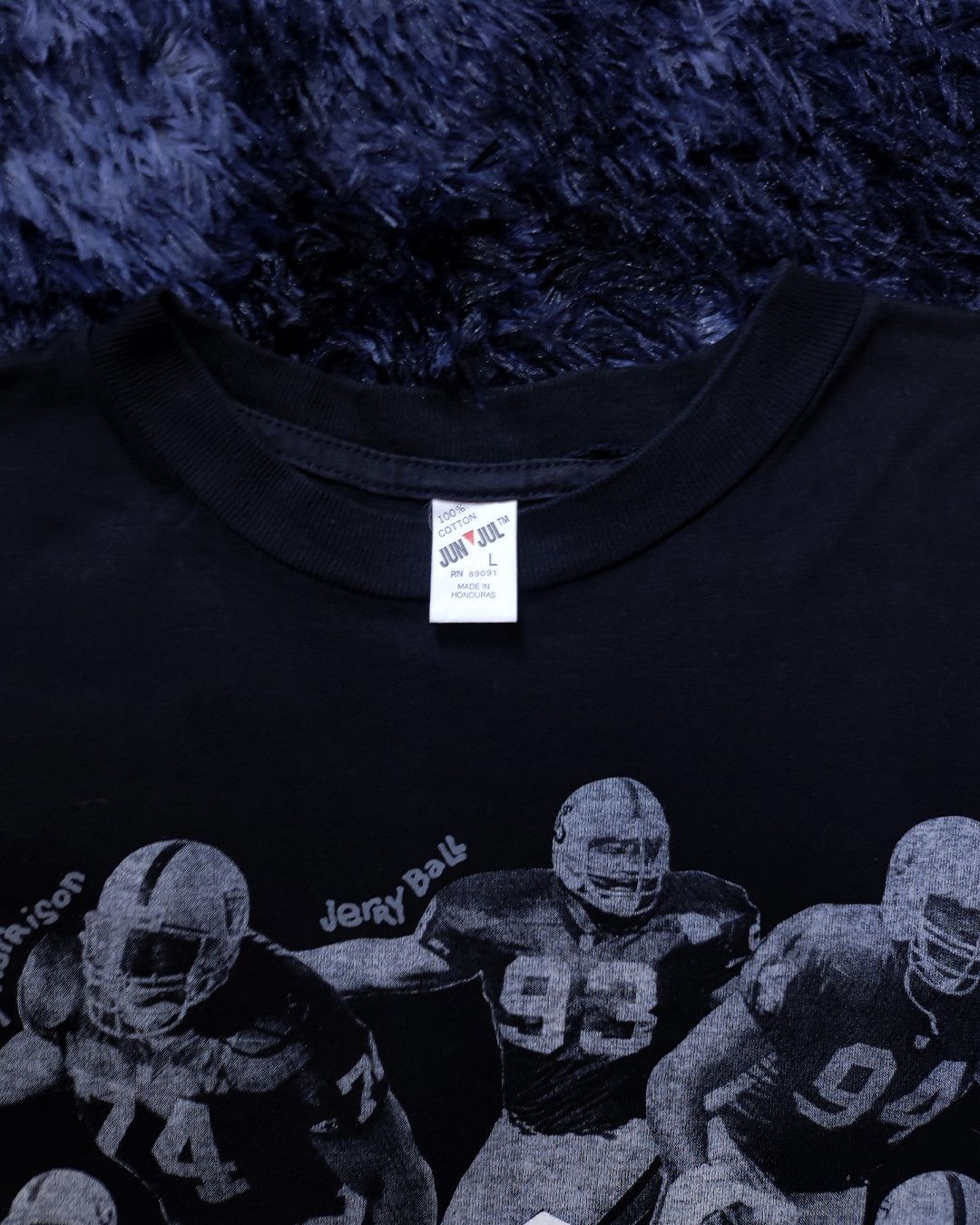 NFL × Vintage Rare 1995 NFL Oakland Riders Defense vintage tee Size US L / EU 52-54 / 3 - 6 Thumbnail
