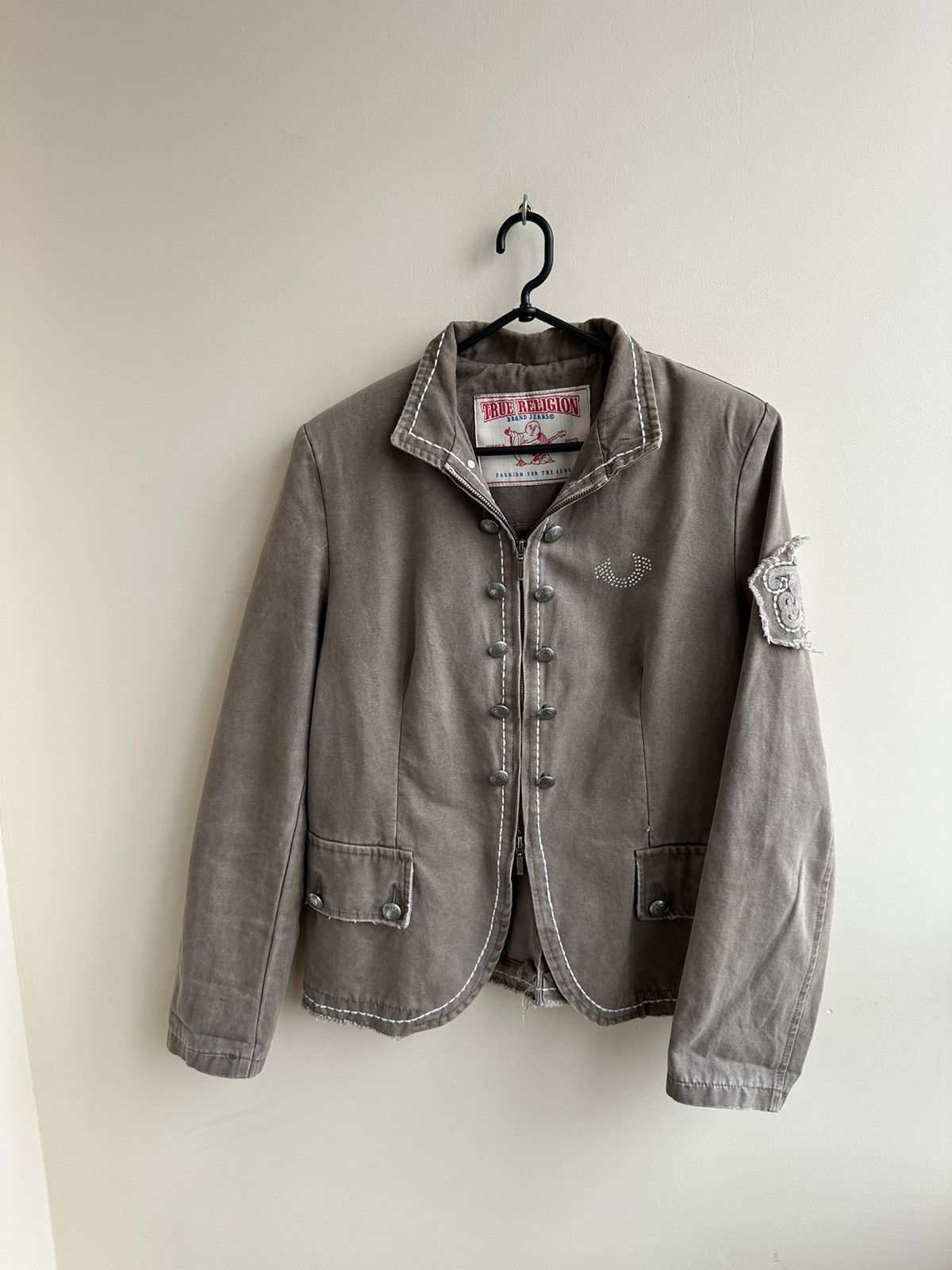 True Religion × Vintage True Religion denim jacket 90s Vintage Size M / US 6-8 / IT 42-44 - 1 Thumbnail