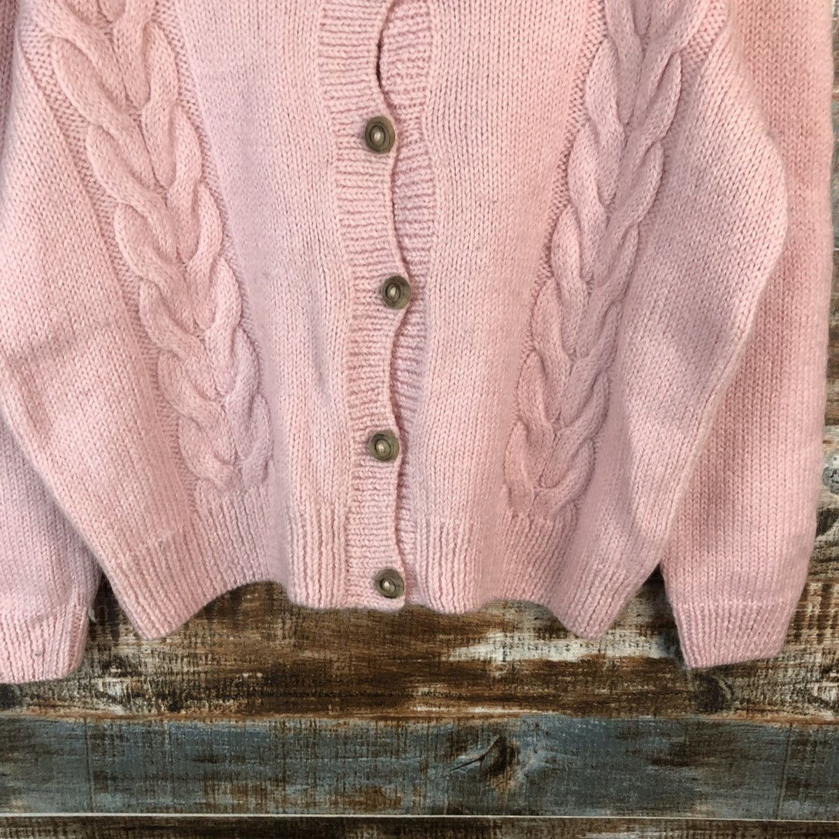 Homespun Knitwear × Japanese Brand Japan vintage Pink Patterned Cardigans #A1500 Size S / US 4 / IT 40 - 6 Thumbnail