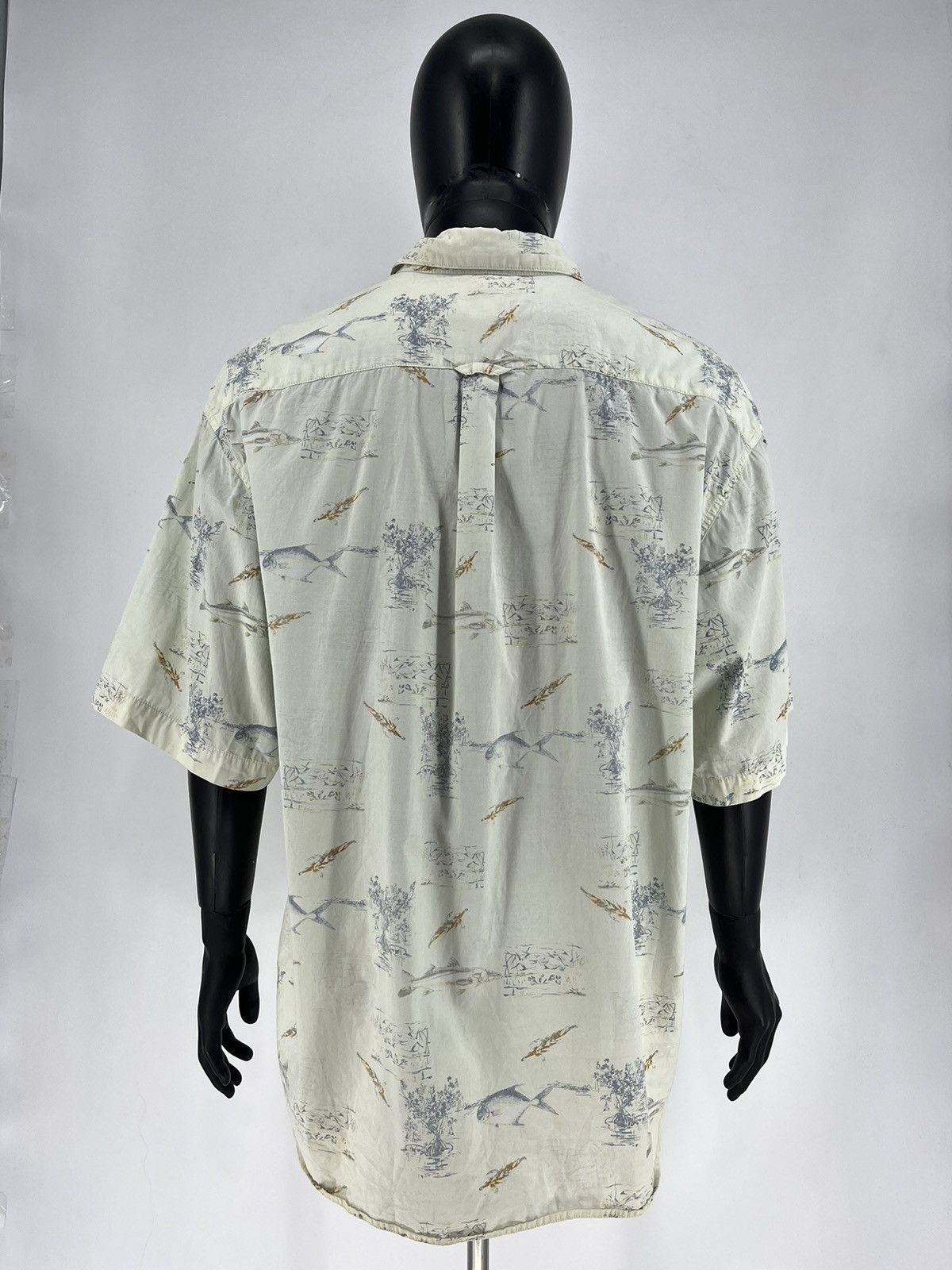 Columbia Vintage Columbia Fish Overprint Beach Hawaiian Shirt XLarge Size US XL / EU 56 / 4 - 9 Thumbnail