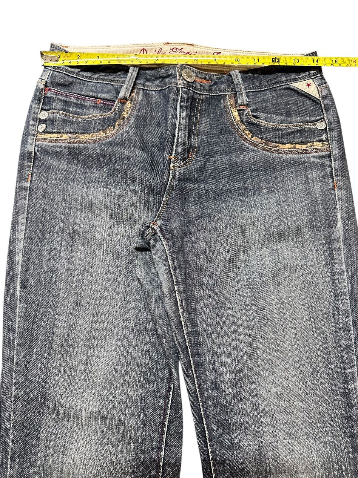 Japanese Brand DJ Jeans With Wideleg Bootcut Style and Faded Wash Size US 28 / EU 44 - 15 Thumbnail