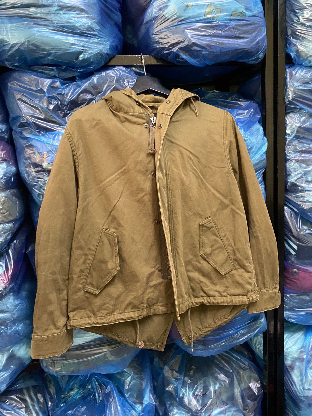 Vintage Allumer Military-Style M-51 Fishtail Parka Jacket Size S / US 4 / IT 40 - 3 Thumbnail