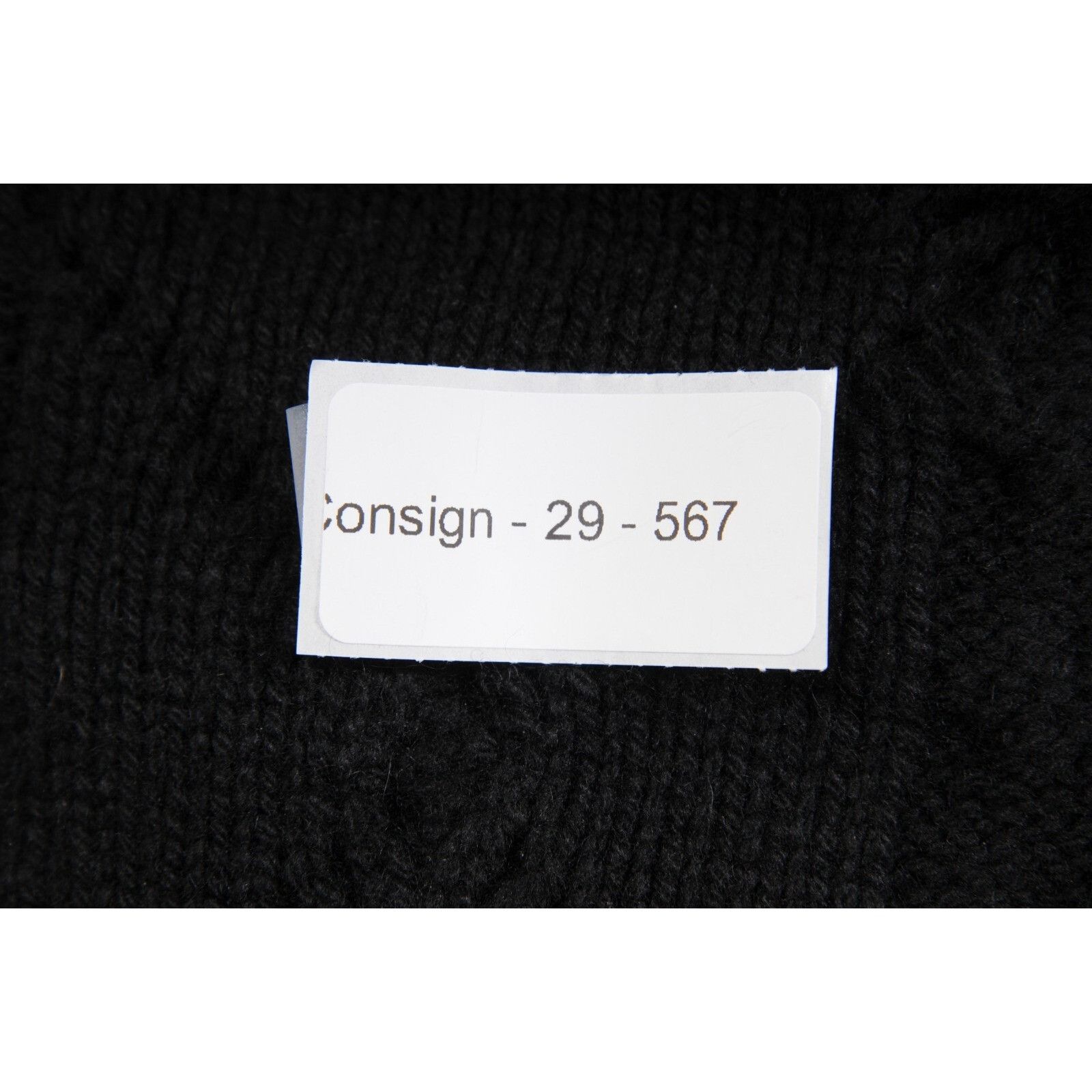 Dior CD Cable Knit Sweater Black Cashmere Pullover Size US L / EU 52-54 / 3 - 9 Thumbnail
