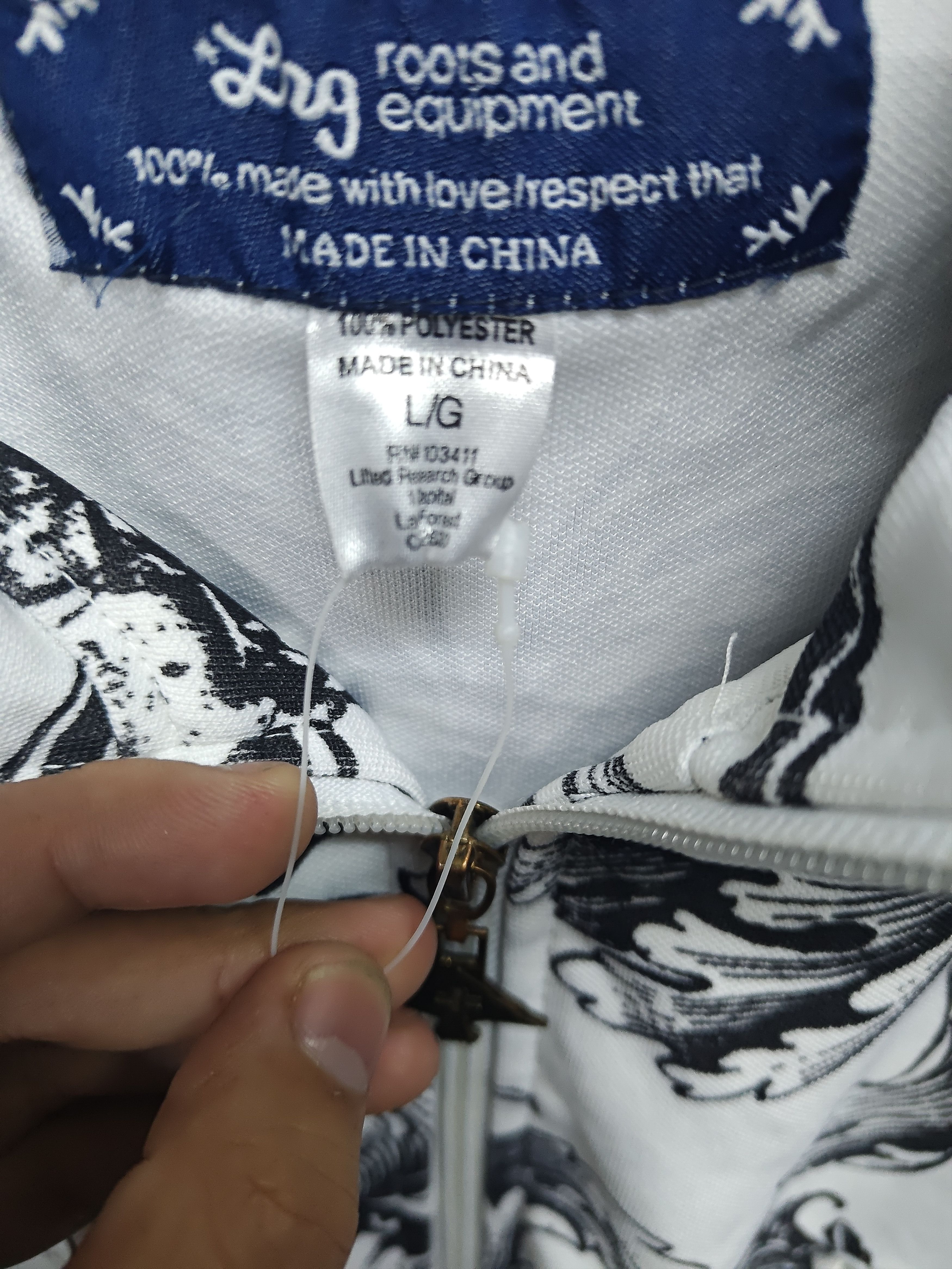 LRG rare lrg grunge zipup sportswear jakcet Size US L / EU 52-54 / 3 - 3 Thumbnail