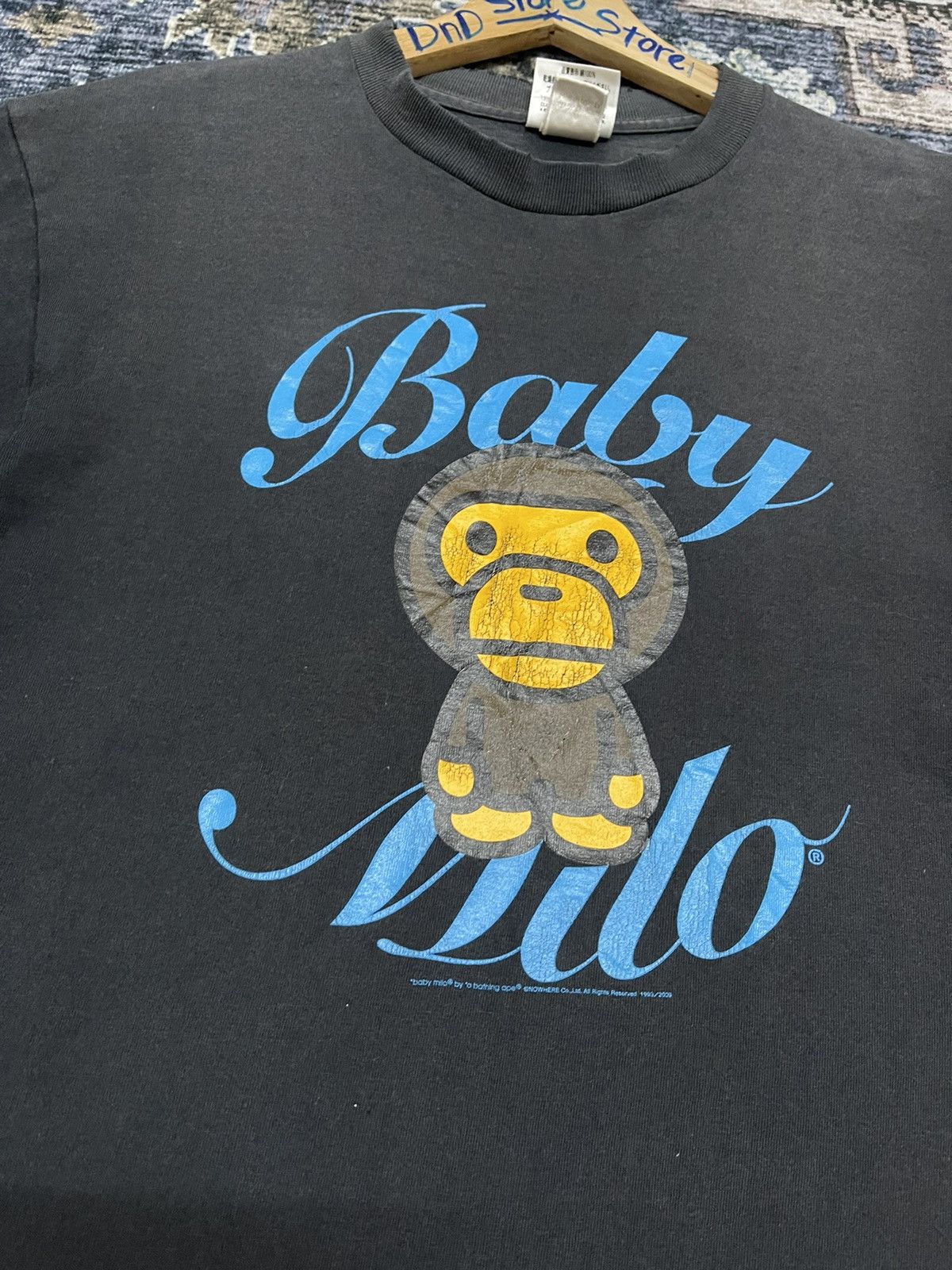 Bape 🇯🇵VINTAGE Y2K BABY MILO BY BATHING APE TEE VERY RARE Size US M / EU 48-50 / 2 - 2 Thumbnail
