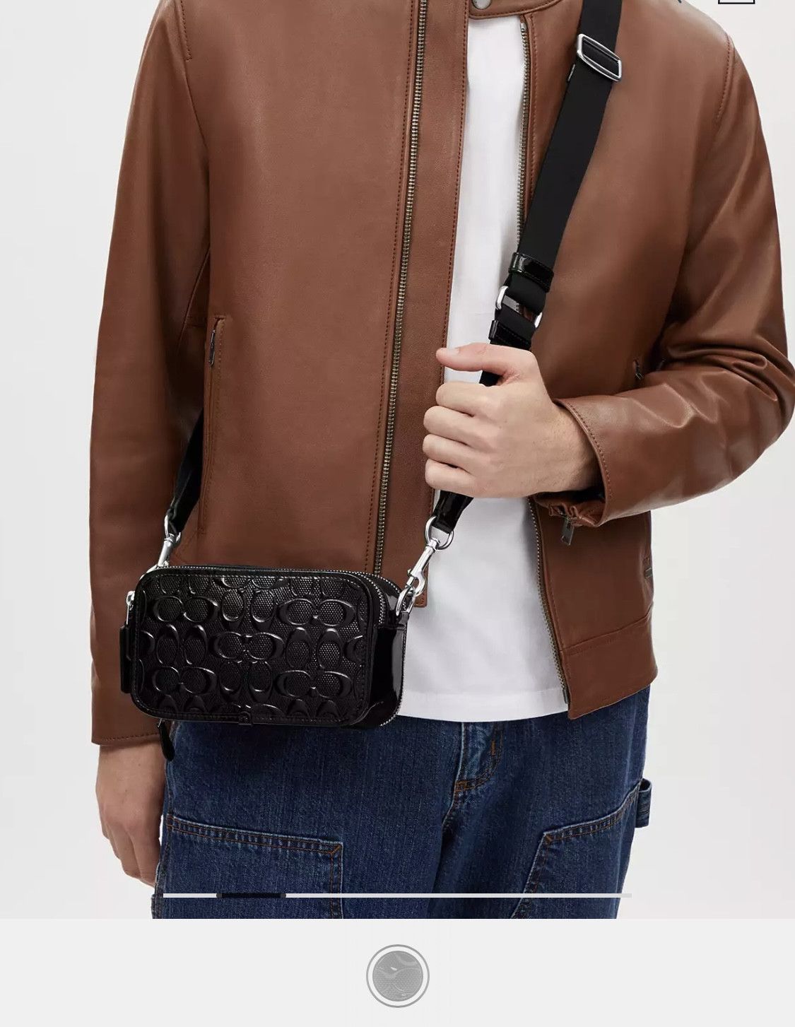 Coach NWT Coach Wyatt Crossbody In Signature Leather CV420 Size ONE SIZE - 4 Thumbnail