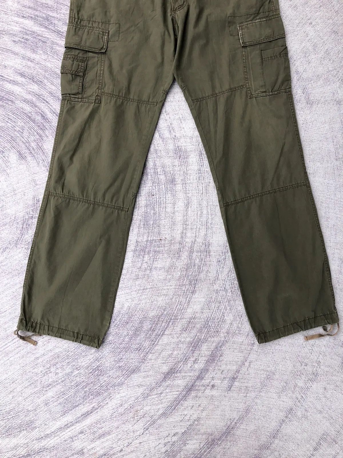 Japanese Brand Columbia Green Cargo Multi-Pocket Tectical Pants Size US 33 - 3 Thumbnail