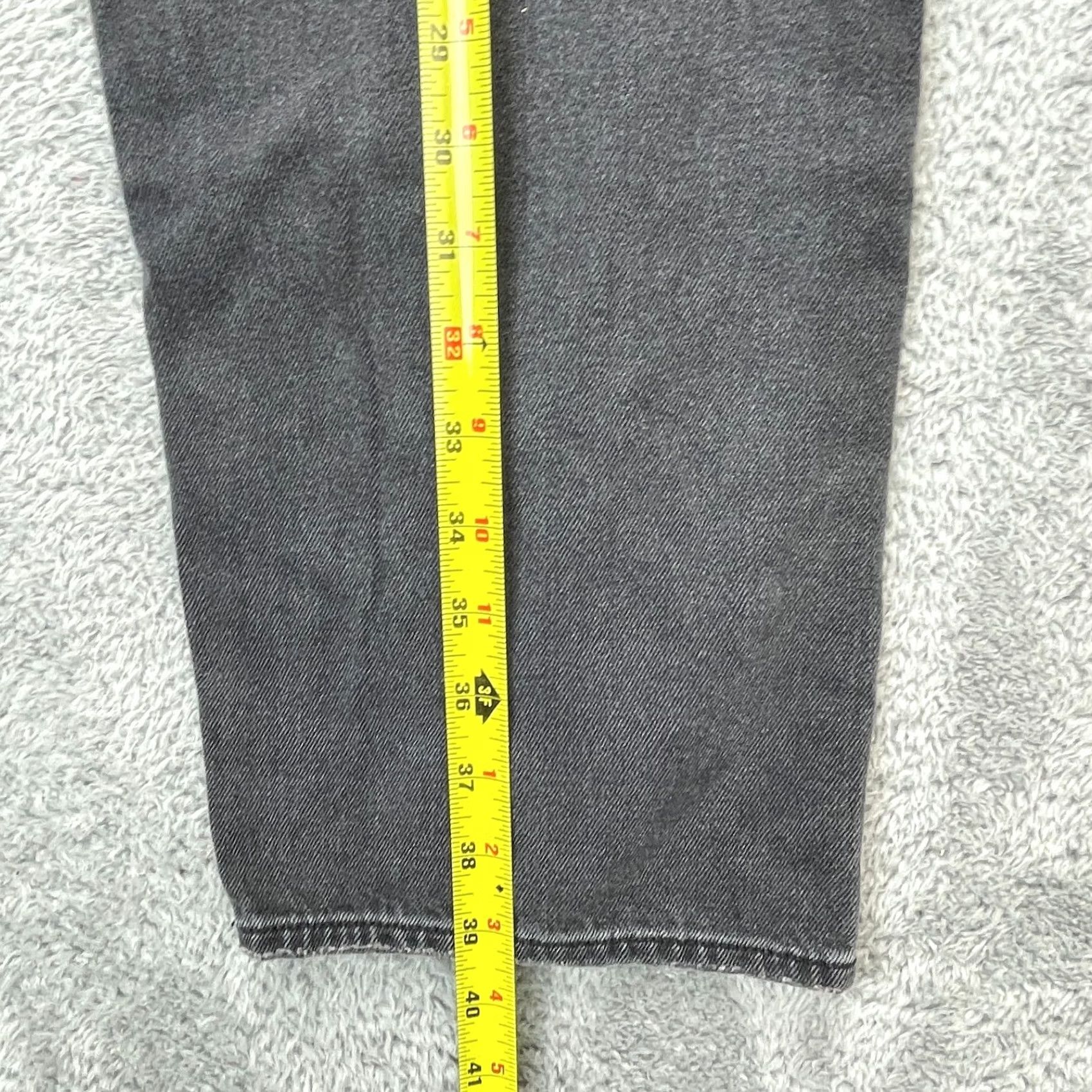 American Eagle Outfitters American Eagle Outfitters Womens Jeans 8 Gray Straight Leg Distressed Denim Size 28" / US 6 / IT 42 - 7 Thumbnail