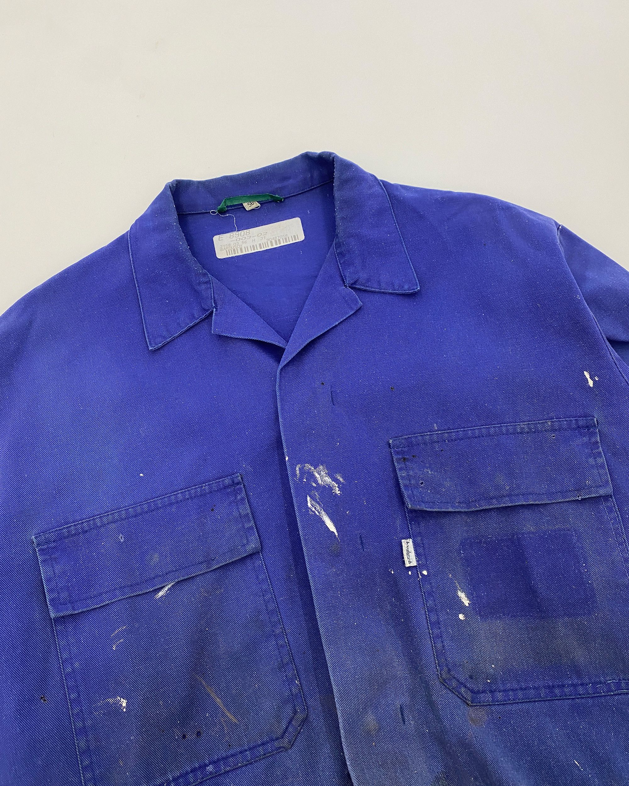 Vintage 1990s 2 Chest Pocket Work Jacket Size US XL / EU 56 / 4 - 3 Thumbnail