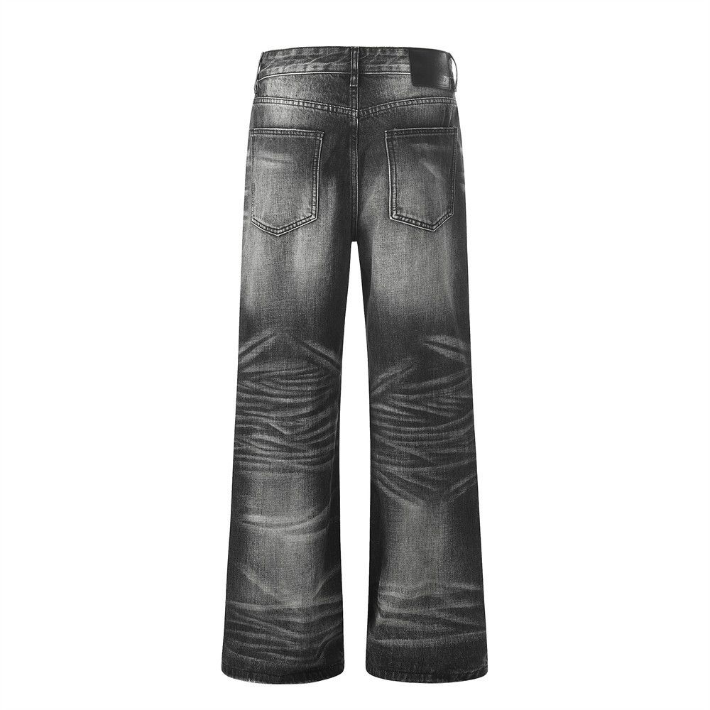 Vintage Men's Distressed Gradient Washed Denim Jeans Size US 32 / EU 48 - 2 Thumbnail