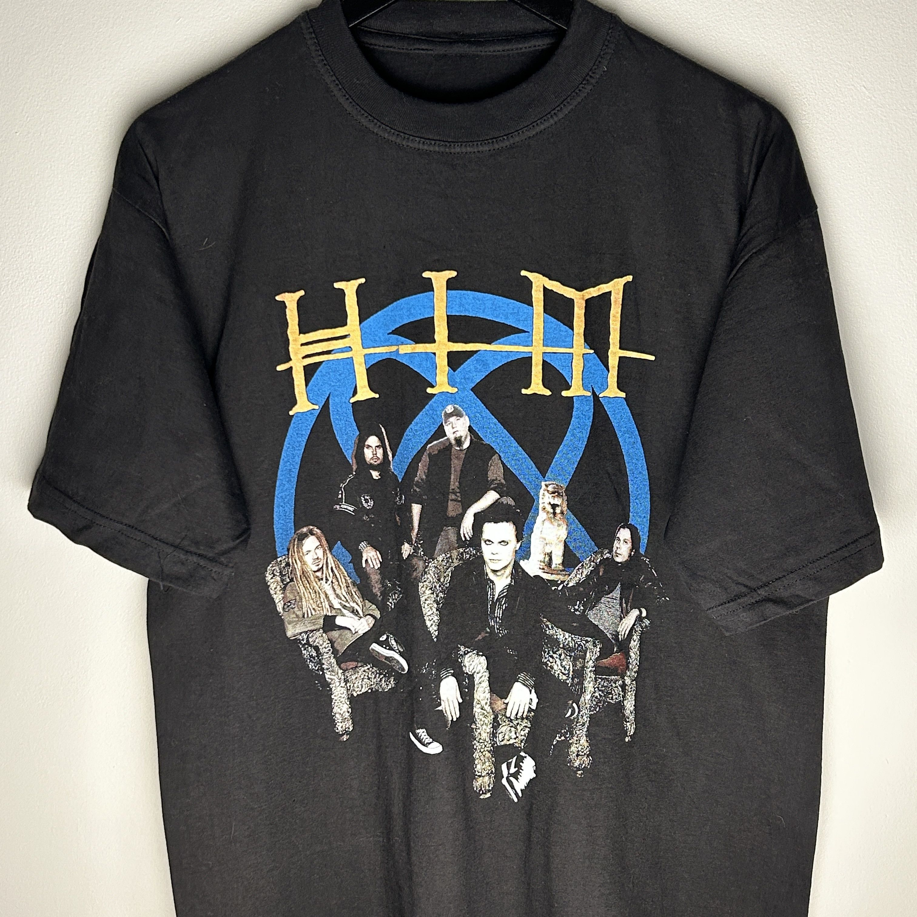 Band Tees Vintage HIM 90’s Band T-shirt Size US L / EU 52-54 / 3 - 3 Thumbnail