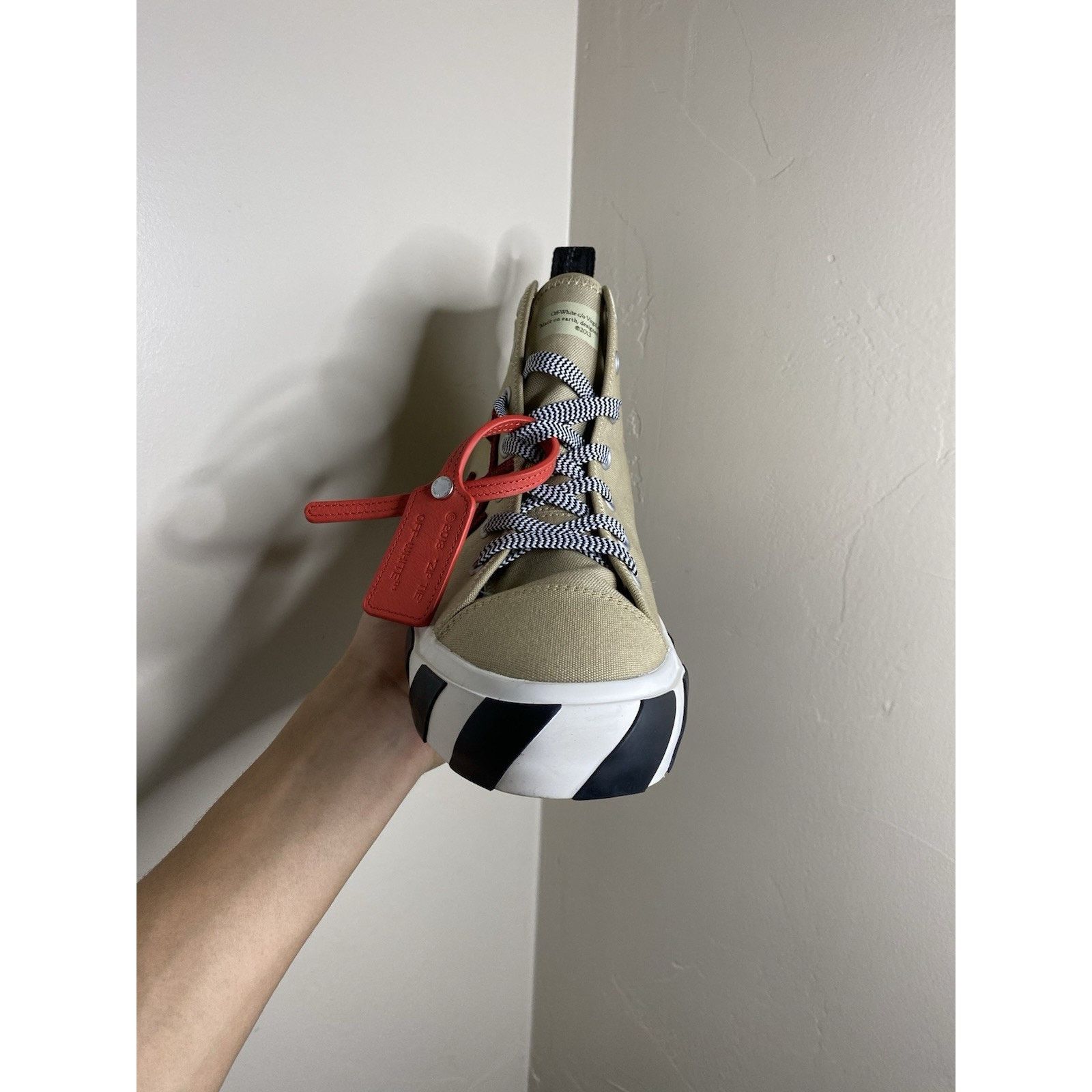 Off-White Size 45 EU ( 12 US ) - Off-White “Sand Burgundy” | NEW ! Size US 12 / EU 45 - 5 Thumbnail
