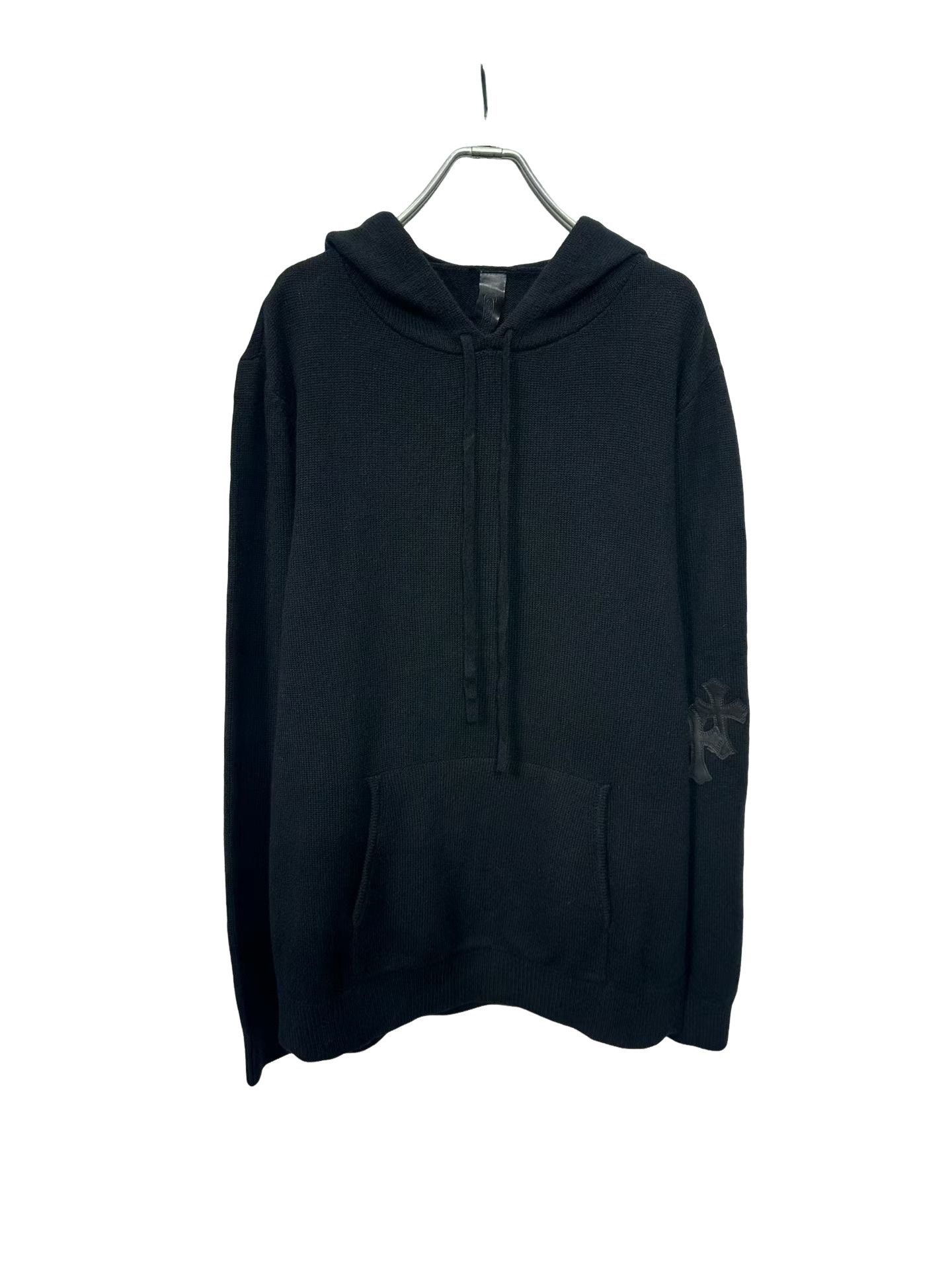 Chrome Hearts Chrome Hearts Leather Patch Cashmere Hoodie L Size US L / EU 52-54 / 3 - 1 Thumbnail