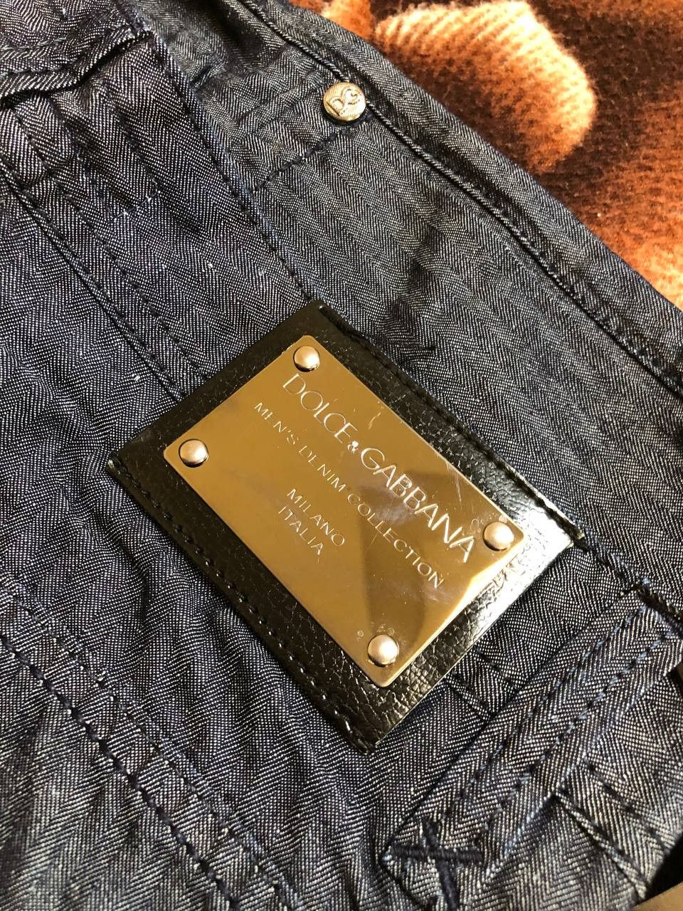 Dolce & Gabbana Dolce Gabbana D&G Mens Jeans Distressed Straight Pants Size US 33 - 4 Thumbnail