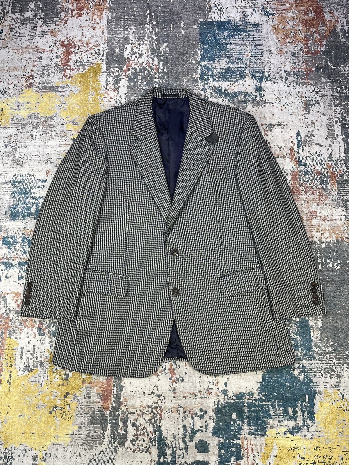 Burberry Burberry London Wool Tweed Single Breasted Double Slit Size US M / EU 48-50 / 2 - 1 Thumbnail
