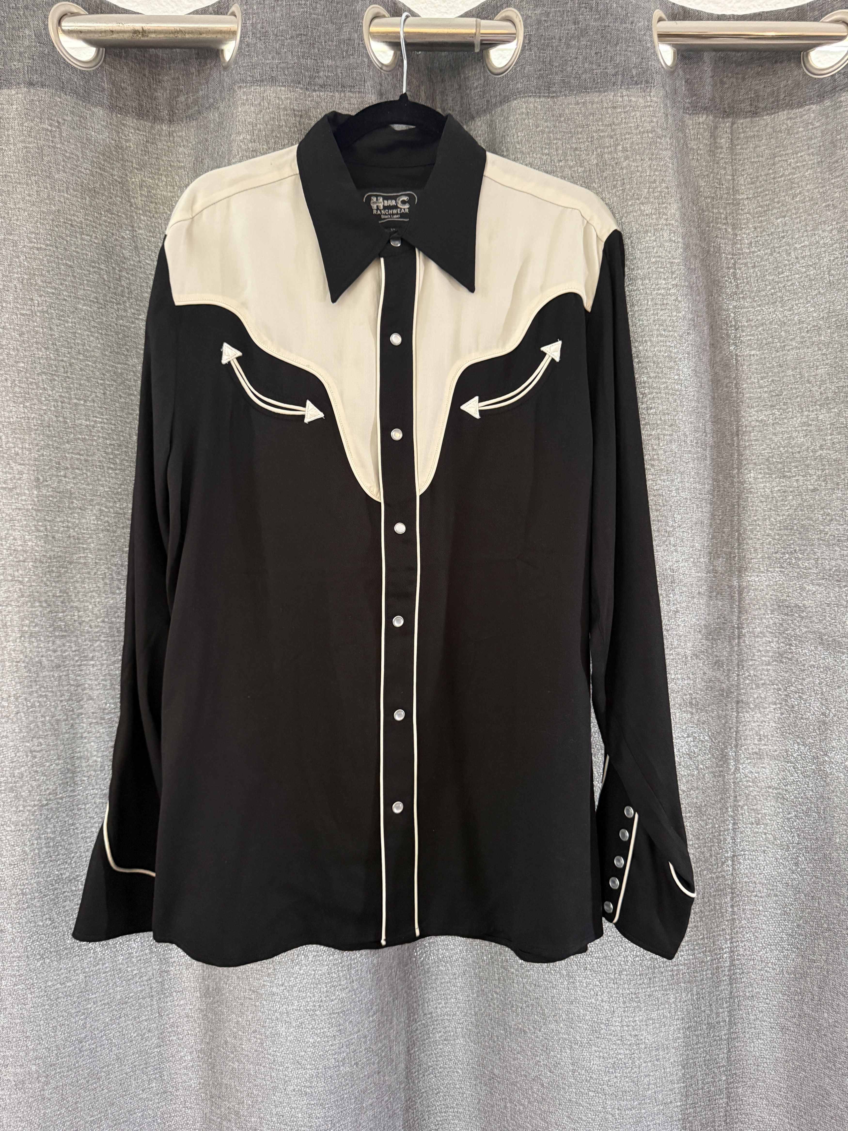 Other H BAR C RANCHWEAR SAN JUAN WESTERN SHIRT RARE Size US XL / EU 56 / 4 - 1 Thumbnail