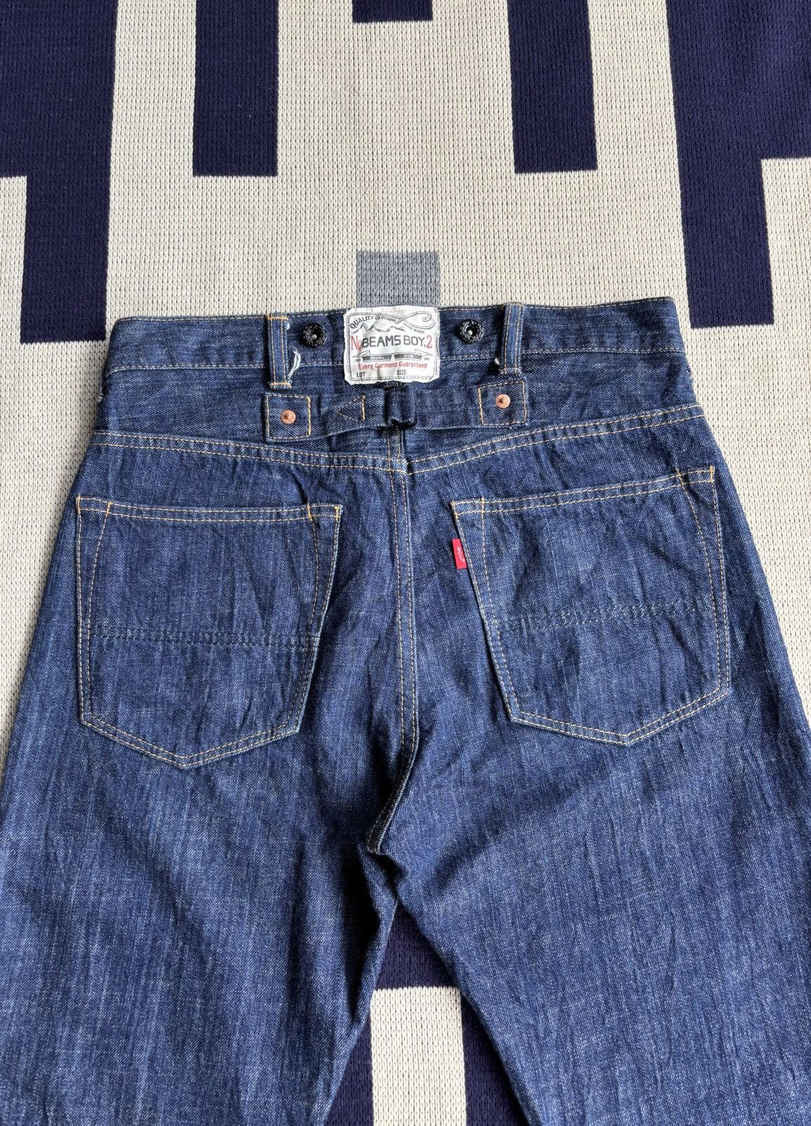 Beams Plus Beams Boy Buckle Back Selvedge Denim Size US 30 / EU 46 - 1 Thumbnail