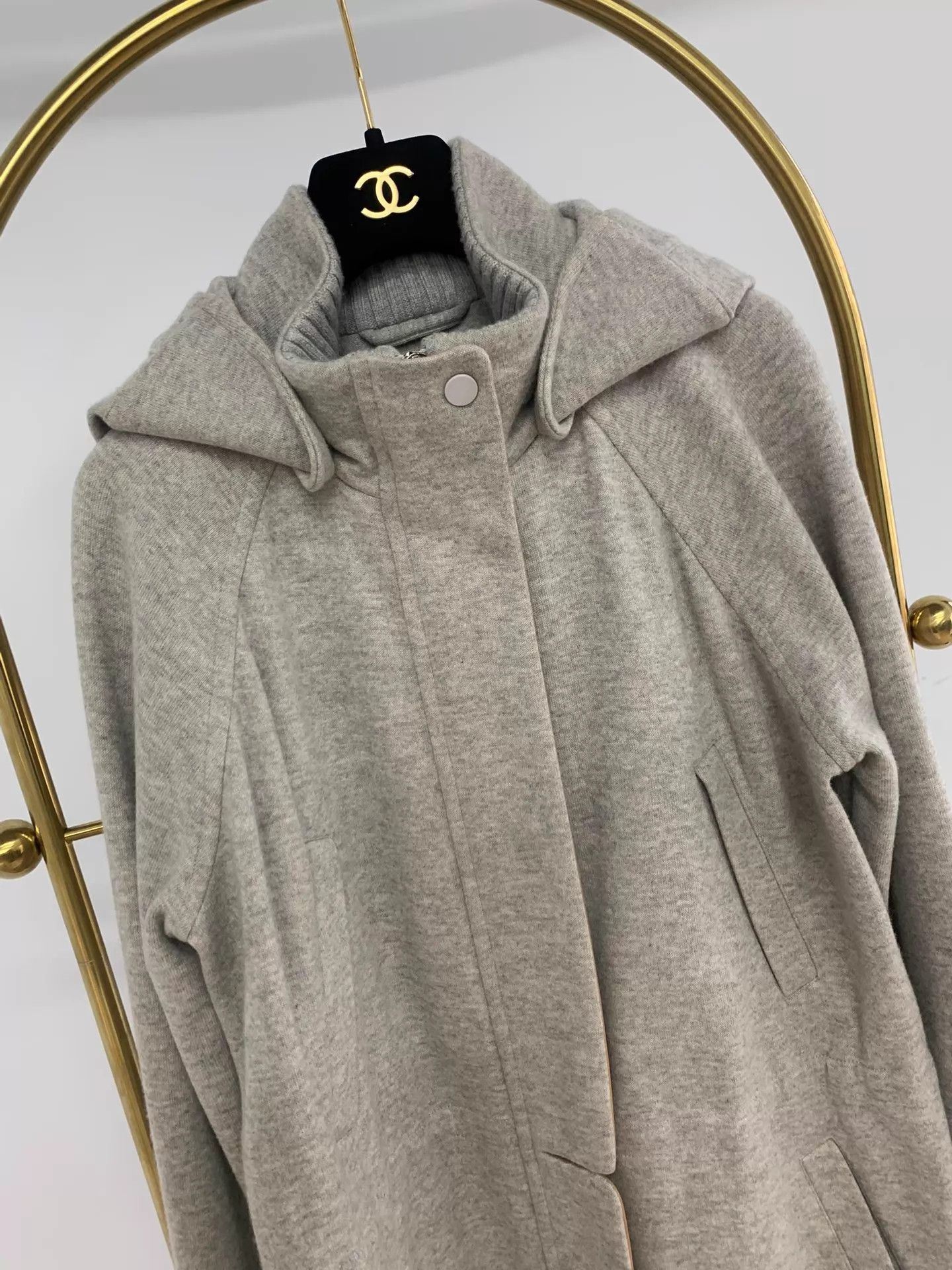 Loro Piana Loro Piana Hooded Cashmere Jacket Gray Size 40 New Size S / US 4 / IT 40 - 2 Thumbnail