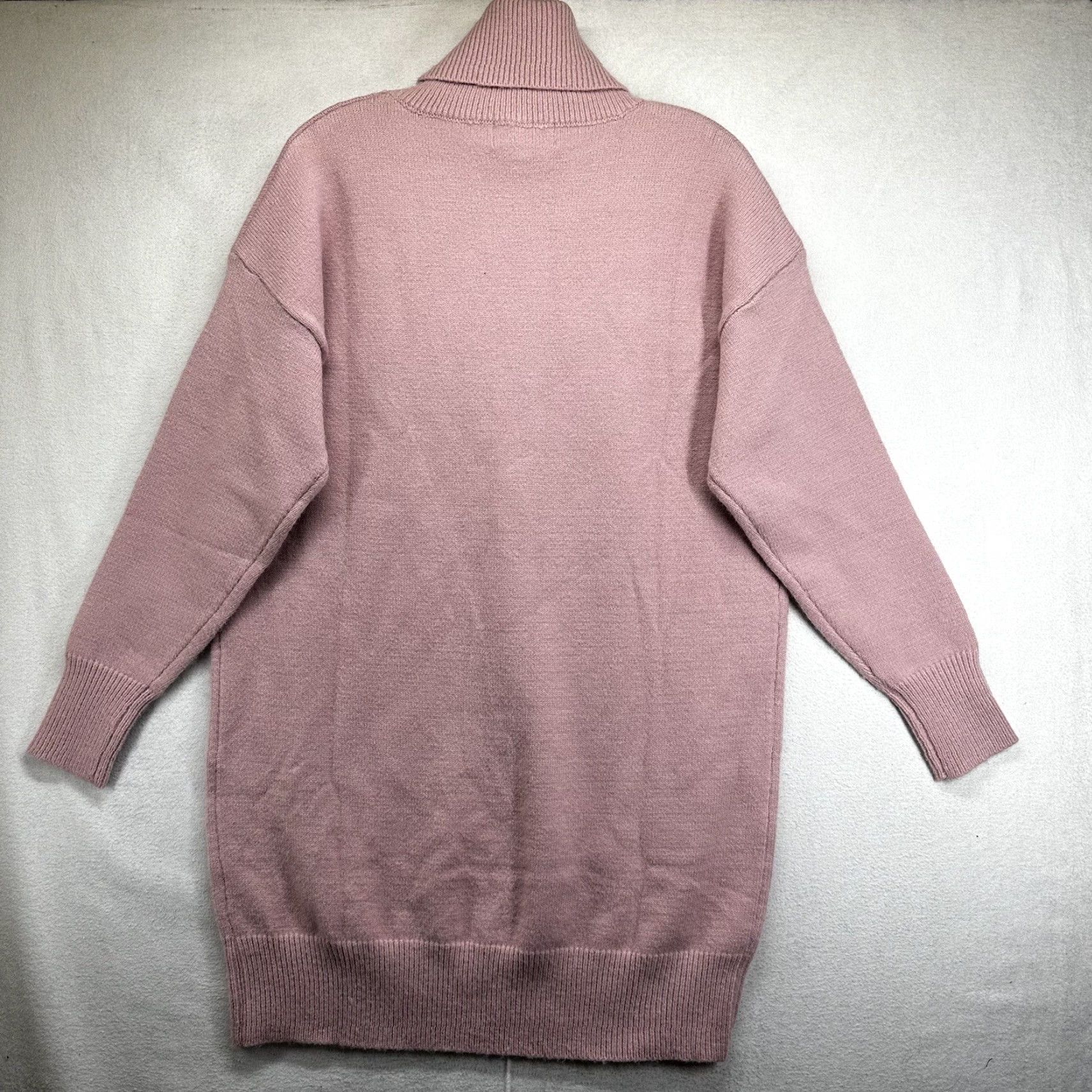 Lulus Lulus Women Sweater Small Turtleneck Pullover Knit Stretch Pink Soft Long Size S / US 4 / IT 40 - 2 Thumbnail