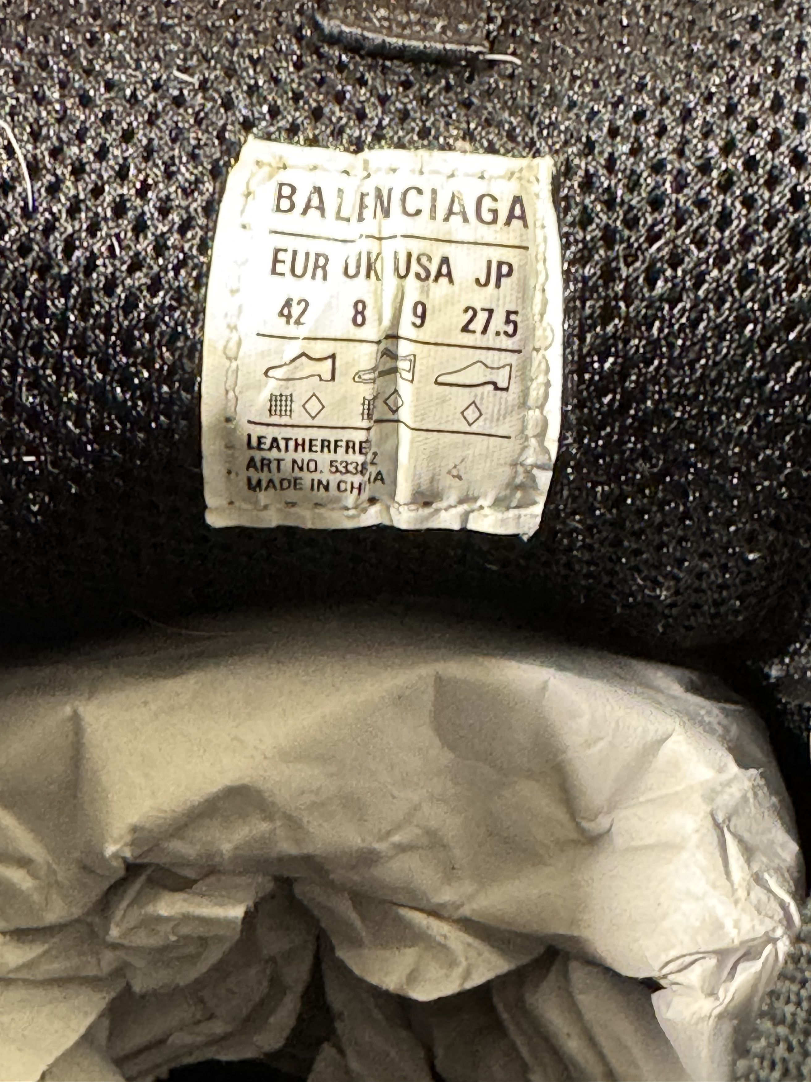 Balenciaga Balenciaga Triple S Black / Red / White EU 42 / US 9 Size US 9 / EU 42 - 8 Thumbnail