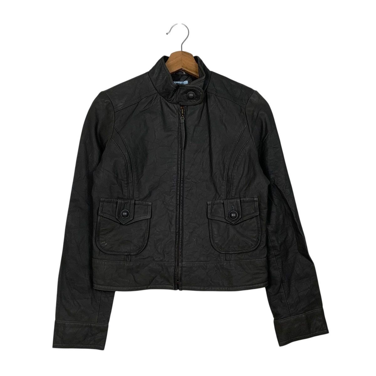 Japanese Brand Japanese Brand Eddy Formation Women Leather Jacket Size S / US 4 / IT 40 - 1 Thumbnail