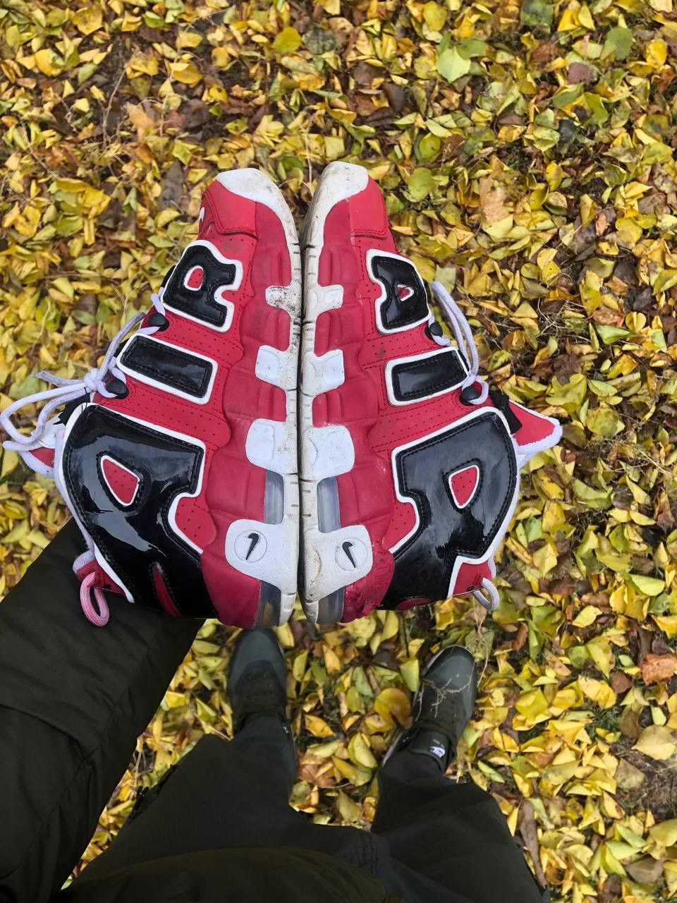 Vintage VERY RARE NIKE AIR MORE UPTEMPO CHICAGO BULLS SNEAKERS 90s Size US 6.5 / EU 39-40 - 5 Thumbnail
