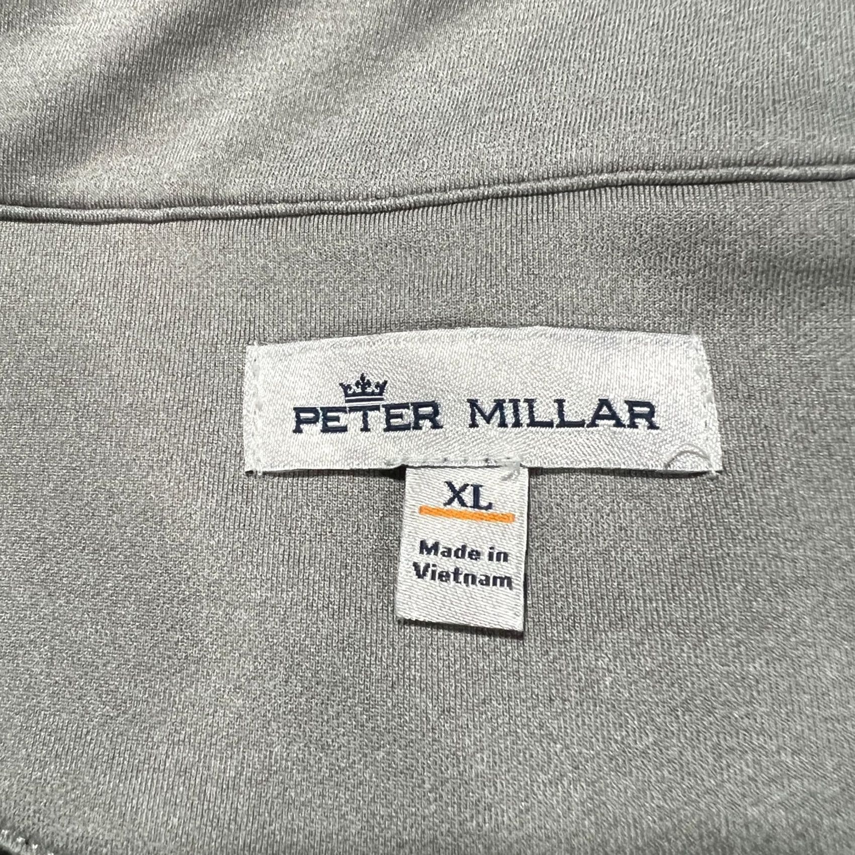Peter Millar Peter Millar Golf Perth Quarter Zip Performance Pullover XL Mens Black Active Size US XL / EU 56 / 4 - 3 Thumbnail