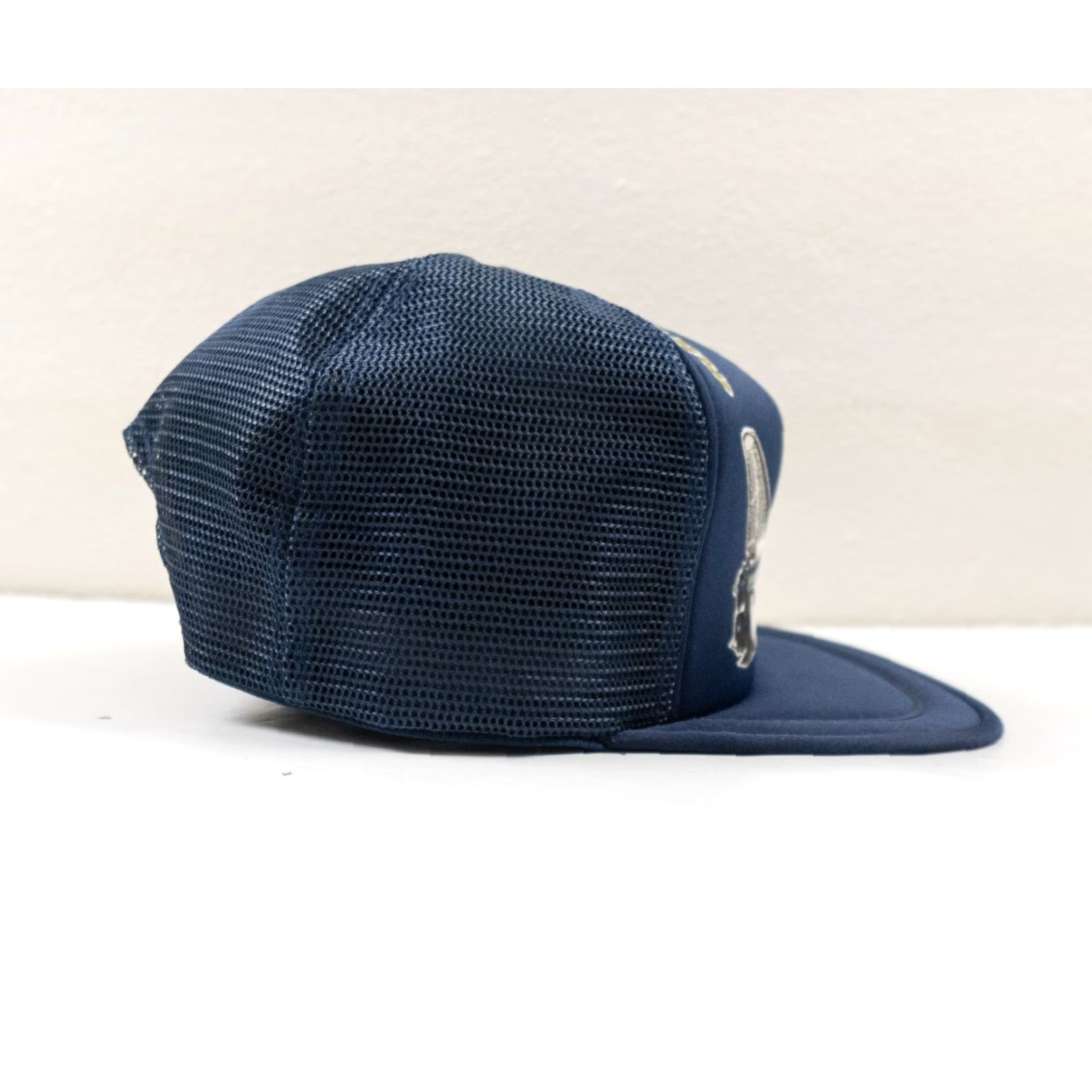 NASA VINTAGE NASA Hat Trucker Men Blue One Size Adjustable USA 90s Space Center Cap Outdoors Size ONE SIZE - 6 Thumbnail