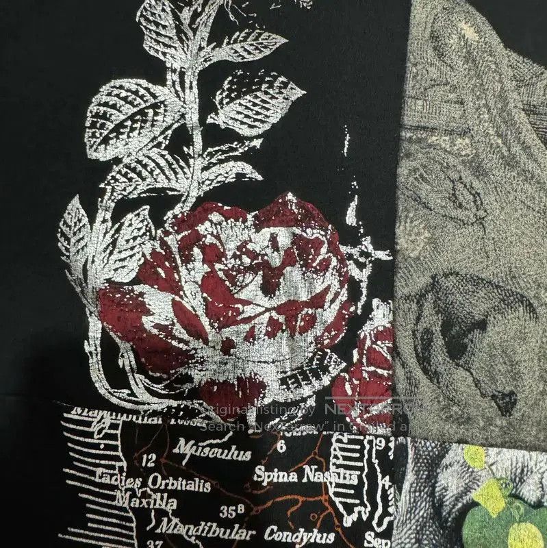 Alexander McQueen Alexander McQueen Black Cotton Logo Embroidered Tee . Size US XS / EU 42 / 0 - 3 Thumbnail