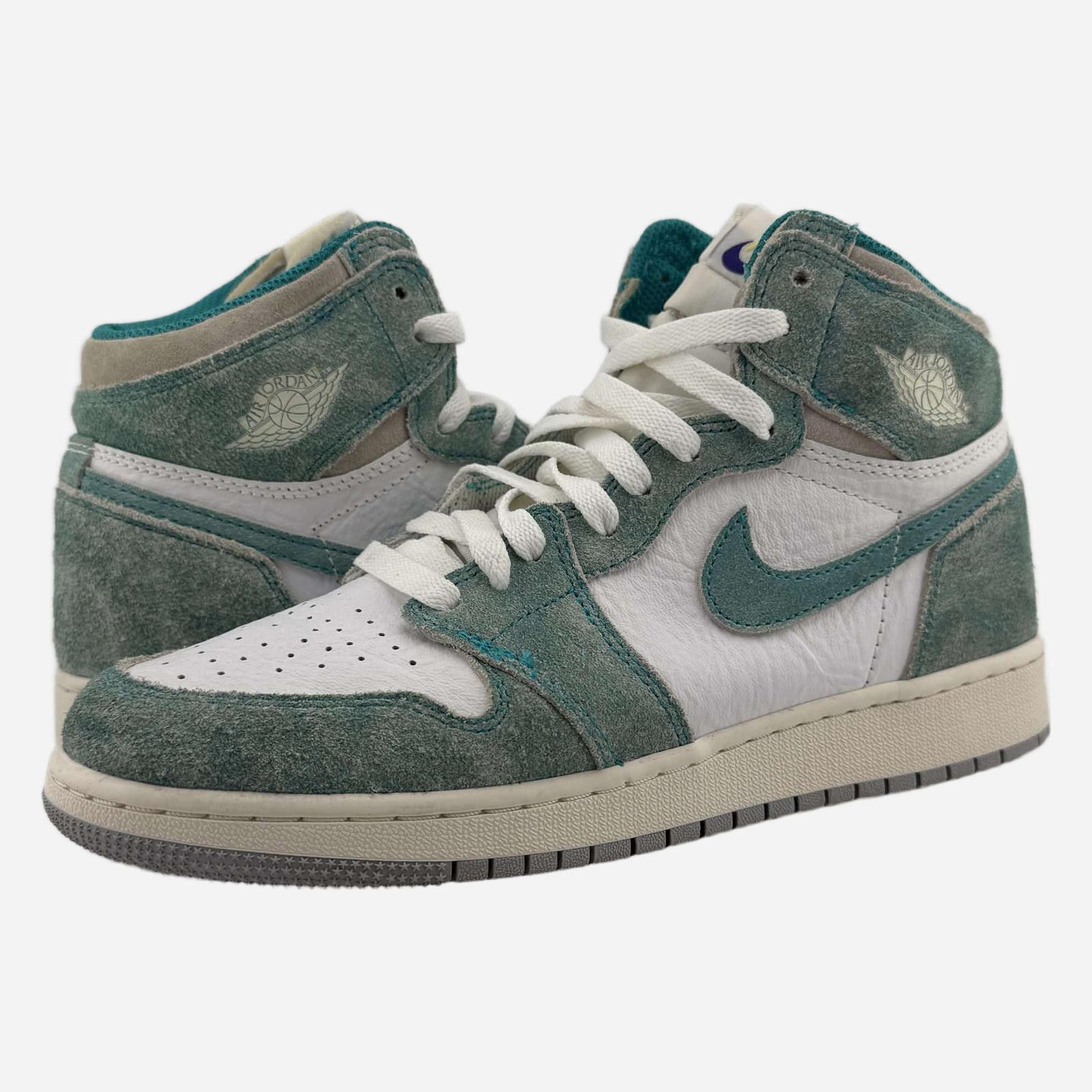 Jordan Brand Jordan 1 Turbo Green 7Y Used No Box 575441-311 Size US 7 / EU 40 - 1 Thumbnail