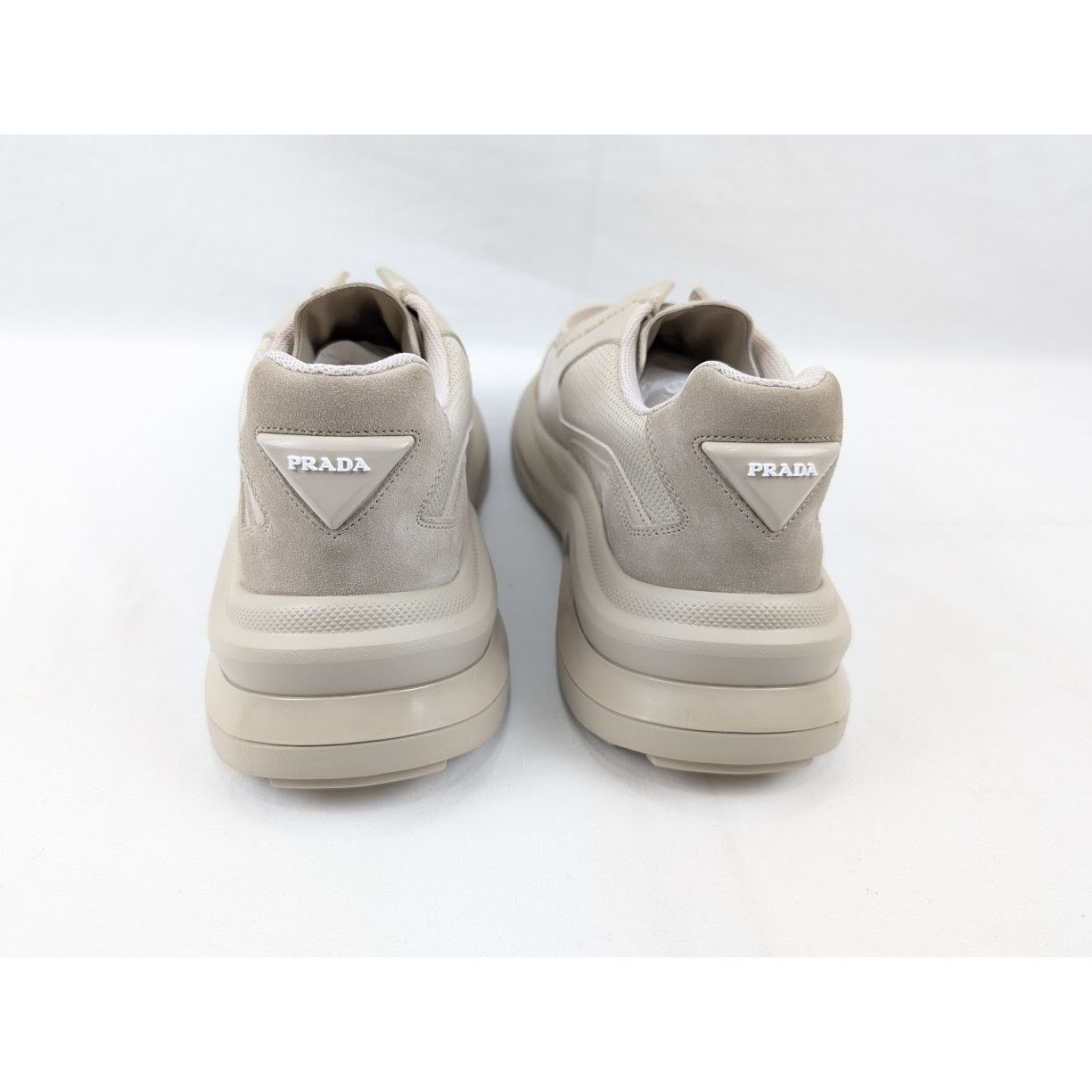 Prada o1rshd1 Spaz Rois Bike Sneakers in Deserto Size US 11 / EU 44 - 17 Thumbnail