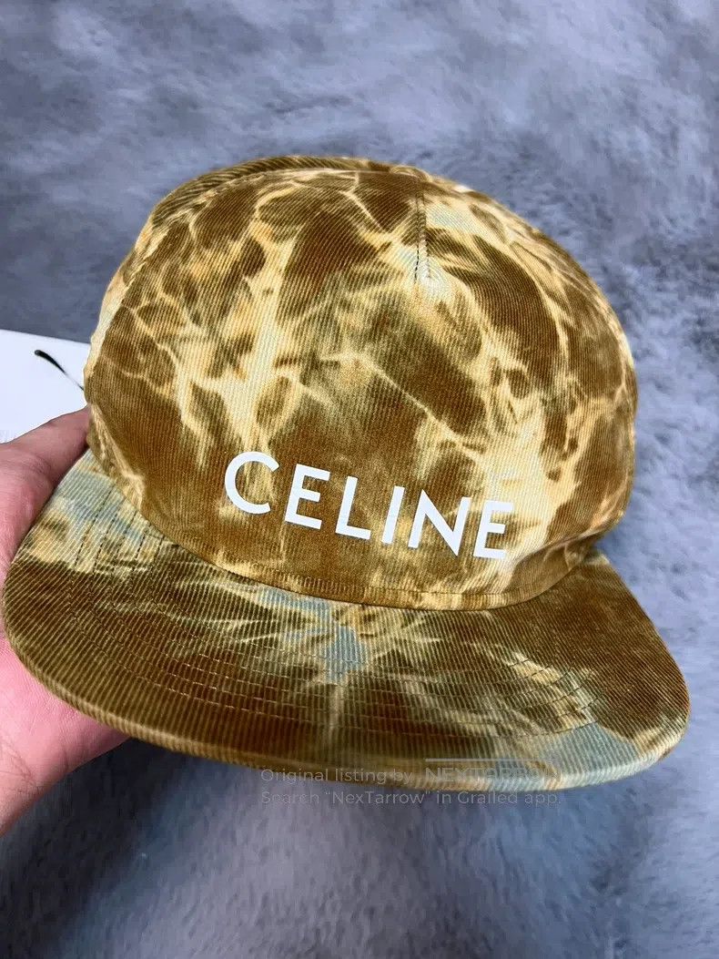 Celine Celine size M Corduroy Tie-dye Baseball Jacket with Hood Size ONE SIZE - 2 Thumbnail