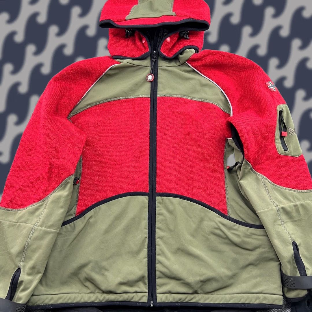 Dale Of Norway Dale Of Norway Gautefall Windstopper Wool Jacket Womens XL Full Zip Weatherproof Hoodie Wind-Resistant Multicolor Long Sleeve Zip Jacket Womens XL Size XL / US 12-14 / IT 48-50 - 1 Thumbnail