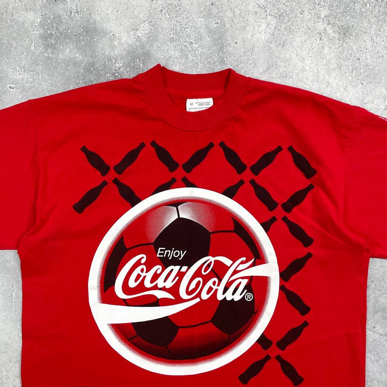 UEFA Vintage UEFA EURO 1996 England Promo Coca Cola T Shirt M Size US M / EU 48-50 / 2 - 4 Thumbnail