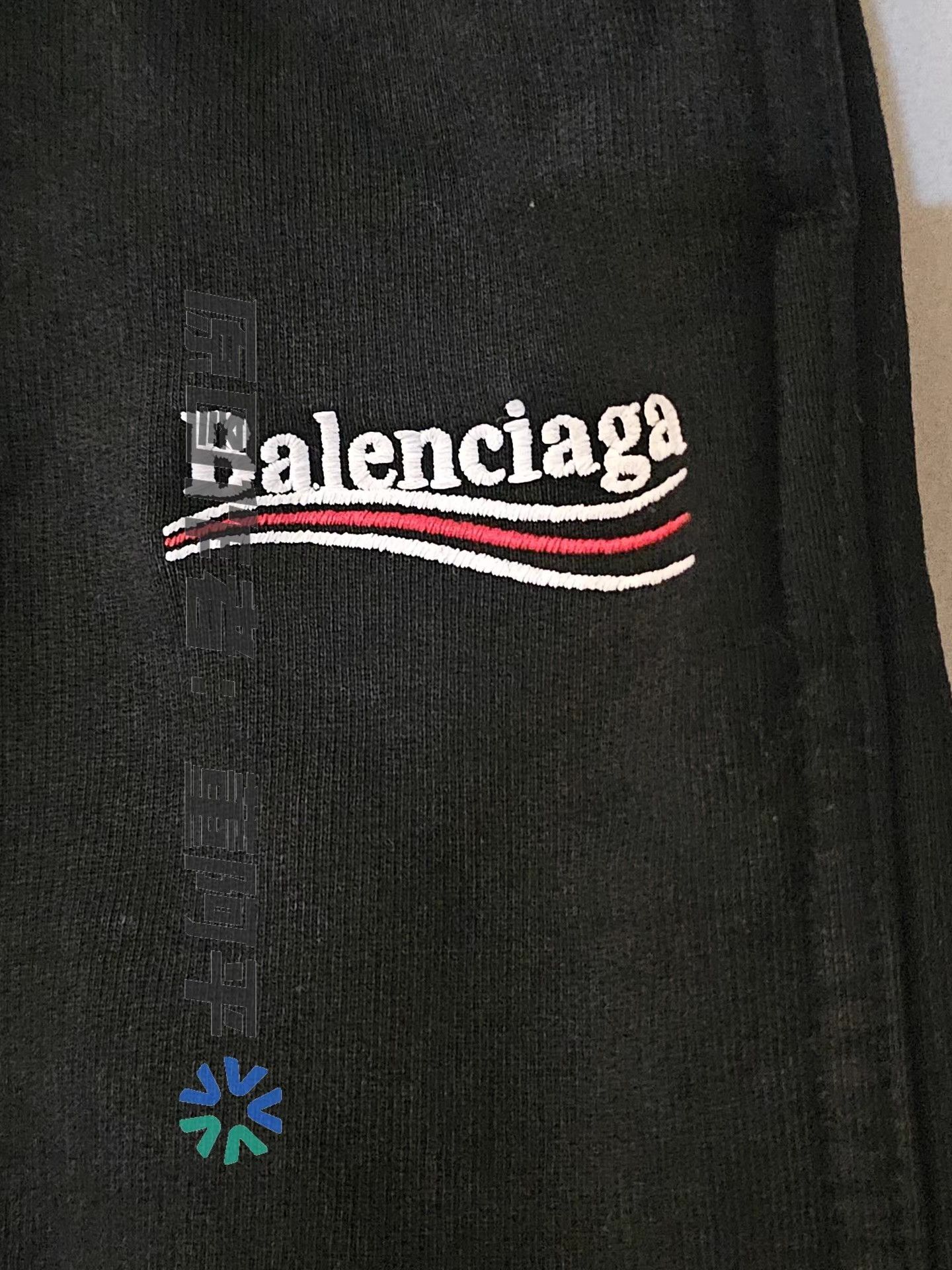 Balenciaga Balenciaga black cola wave shorts Q4 Size XL / US 12-14 / IT 48-50 - 3 Thumbnail