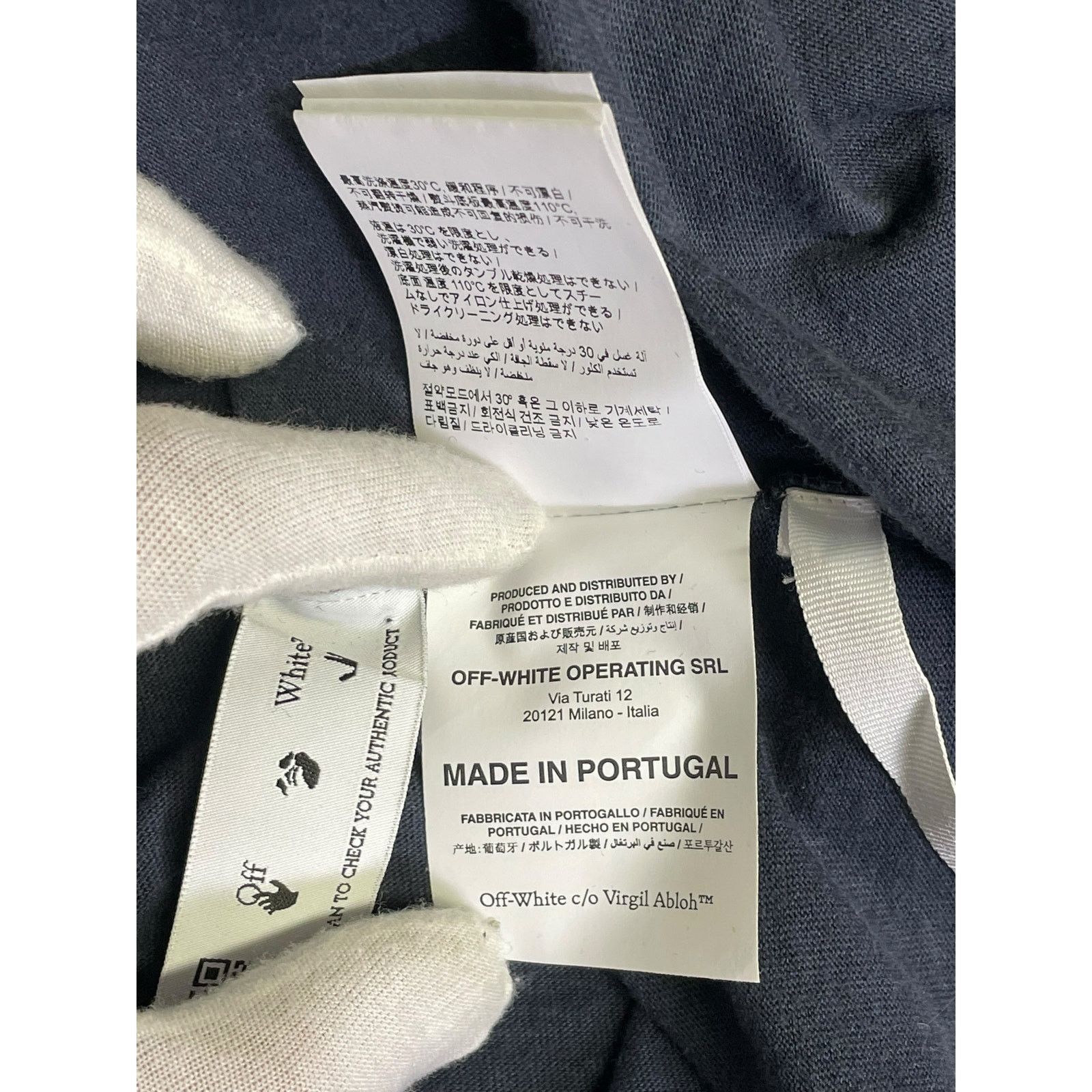 Off-White Off-White Degrade Thunder Outerspace Light Slim Graphic Tee Size US L / EU 52-54 / 3 - 10 Thumbnail