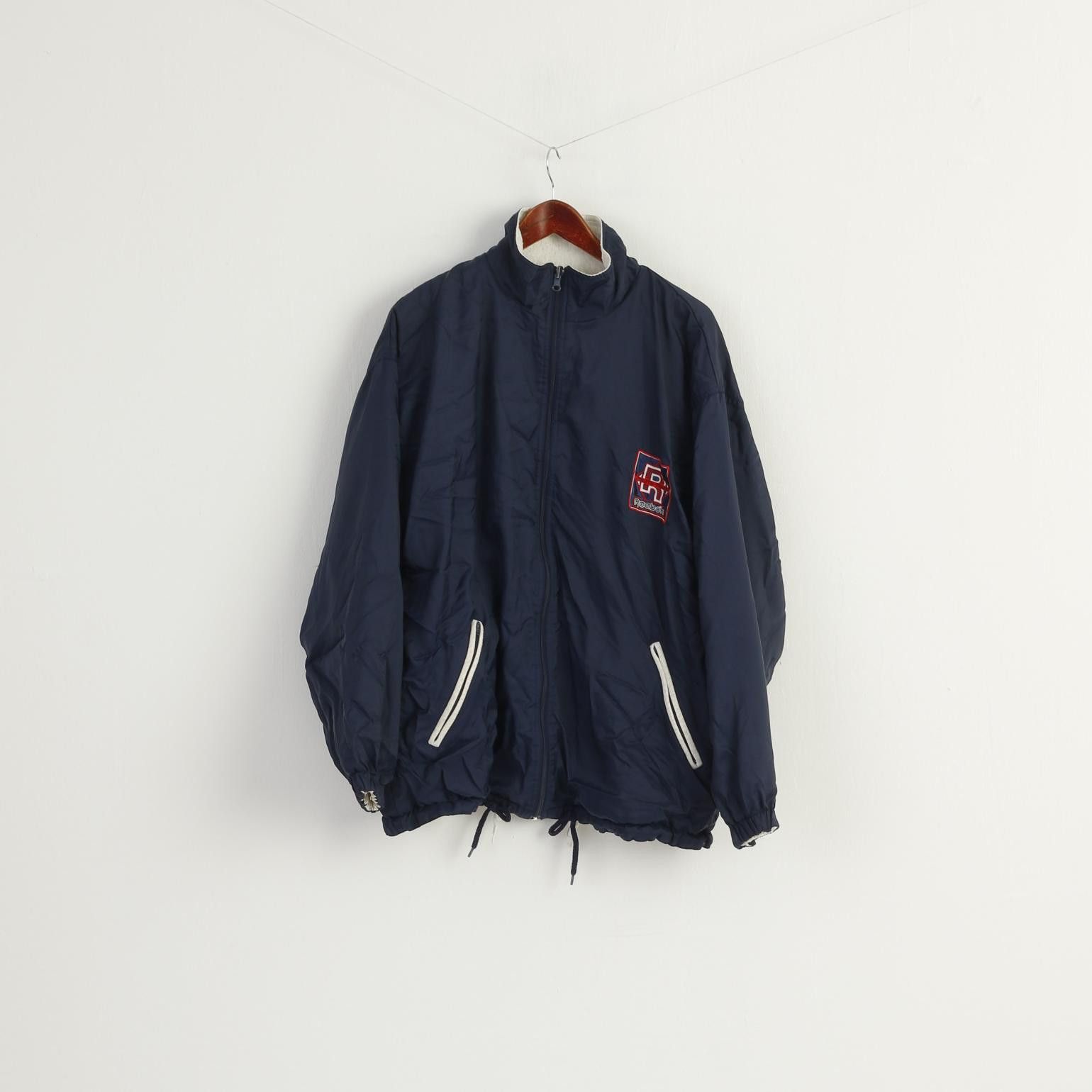 Reebok Reebok Men L Bomber Jacket Navy Vintage Athletic 9575 Size US L / EU 52-54 / 3 - 2 Thumbnail