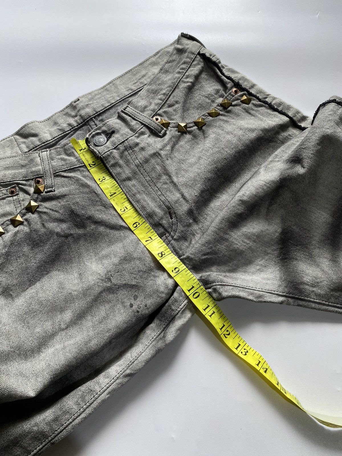 Le Grande Bleu (L.G.B.) Lace up acoustic smoke wash pant japanese brand Size US 32 / EU 48 - 17 Thumbnail