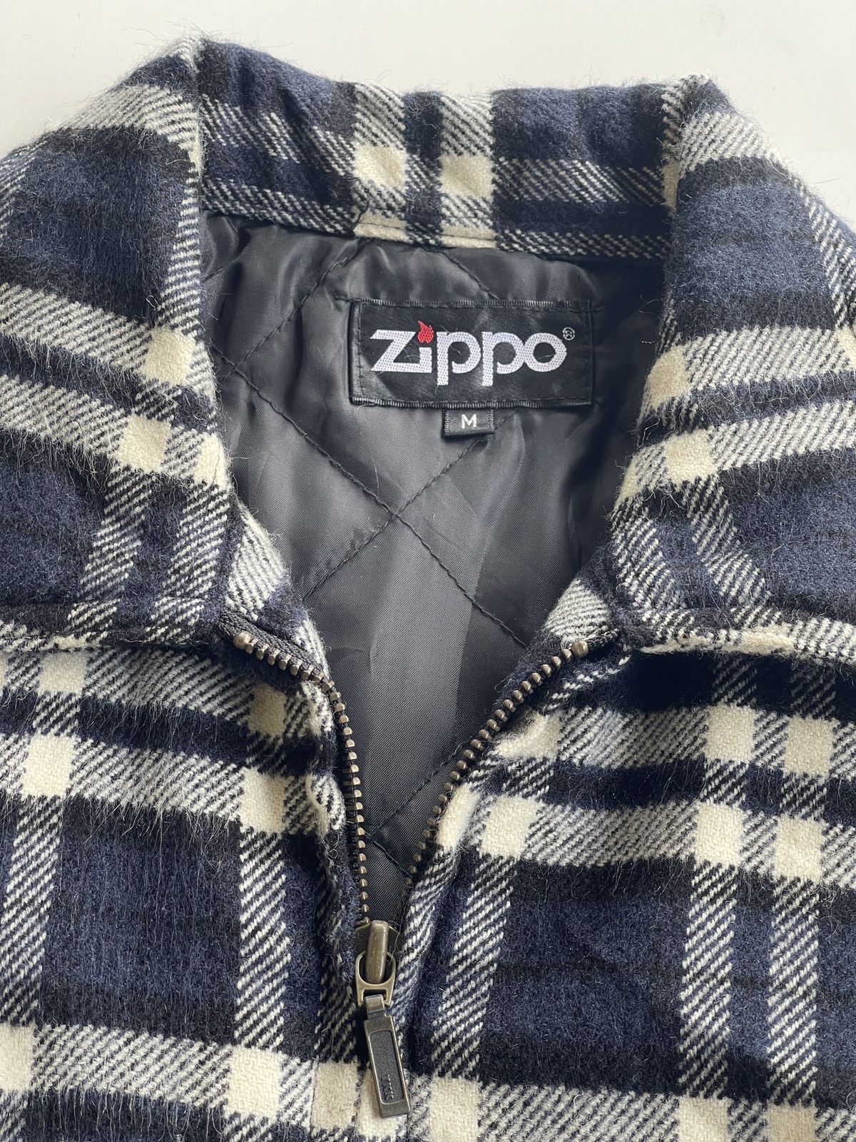 Japanese Brand Vintage Zippo Checked Flannel Quilted Jacket Size US M / EU 48-50 / 2 - 7 Thumbnail