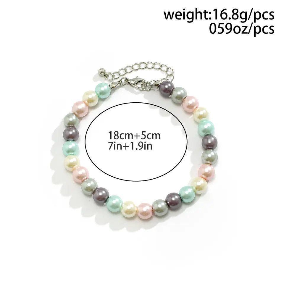 Jewelry × Vintage Glass Imitation Pearl Bracelet Size ONE SIZE - 3 Thumbnail