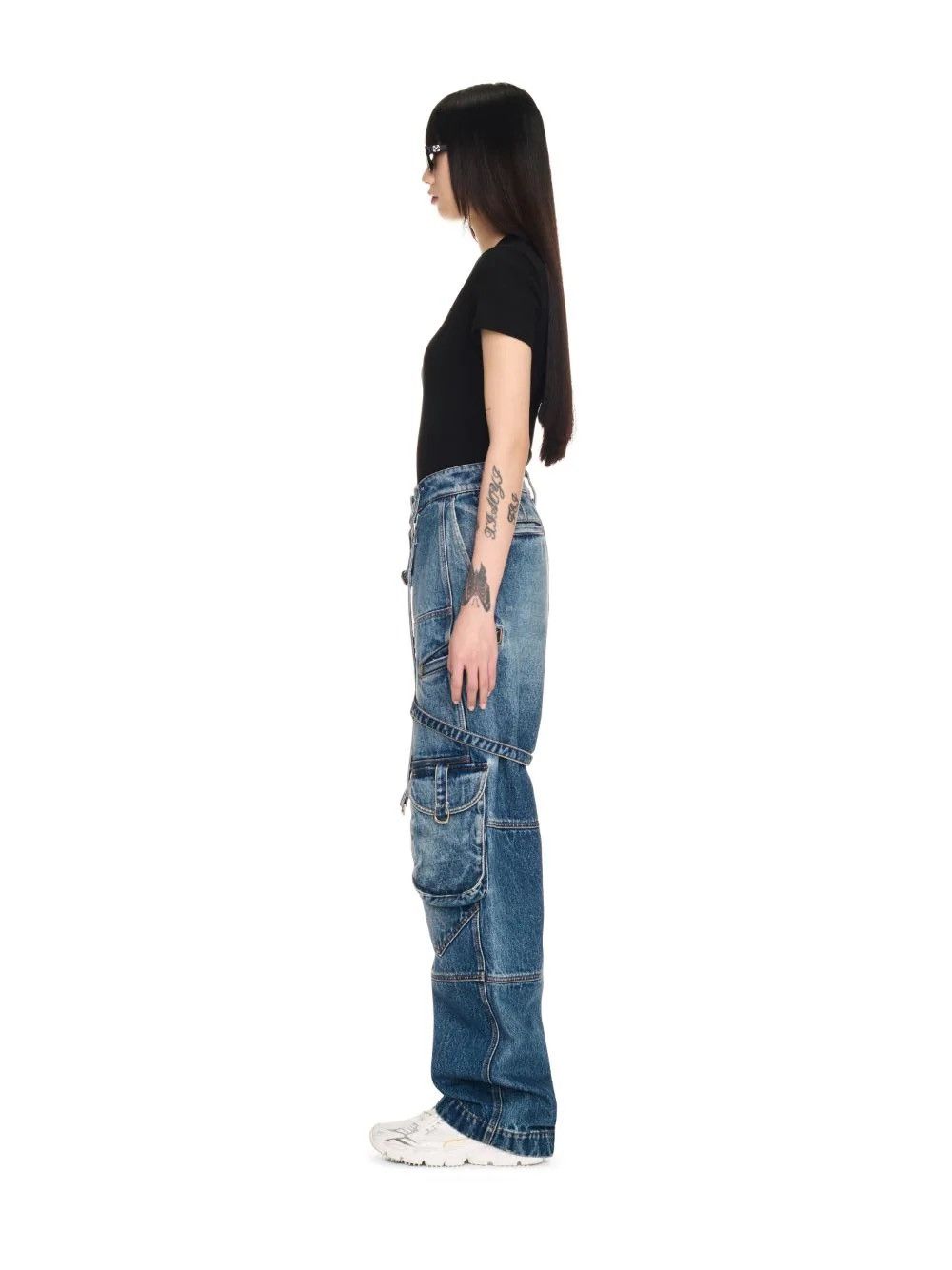 Off-White Jeans cargo oversize Size 28" / US 6 / IT 42 - 2 Thumbnail
