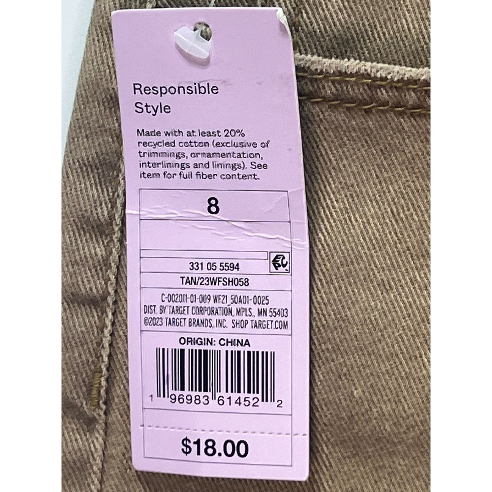 Other Wild Fable - Women's High Waisted Denim Shorts - Brown - 8 Size 30" / US 8 / IT 44 - 8 Thumbnail