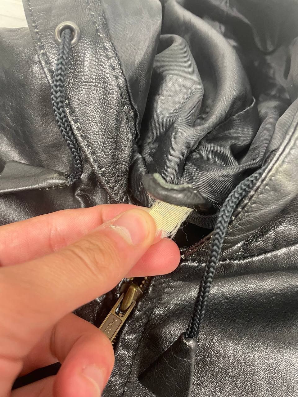 Emporio Armani Emporio Armani Leather Jacket Big Logo Size US M / EU 48-50 / 2 - 4 Thumbnail