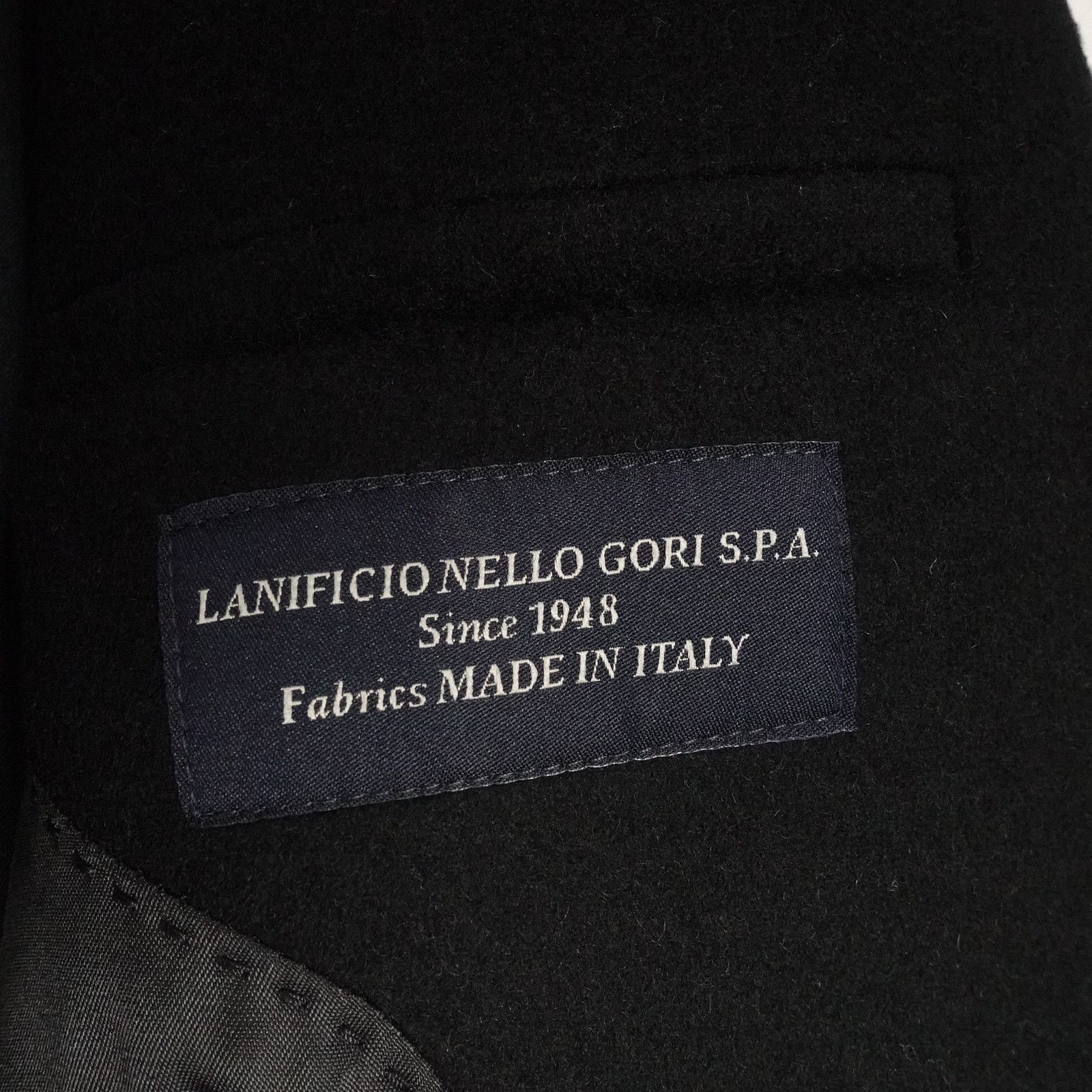 Quince Quince Large Black ItalianSingle Breasted Wool Coat Size L / US 10 / IT 46 - 7 Thumbnail
