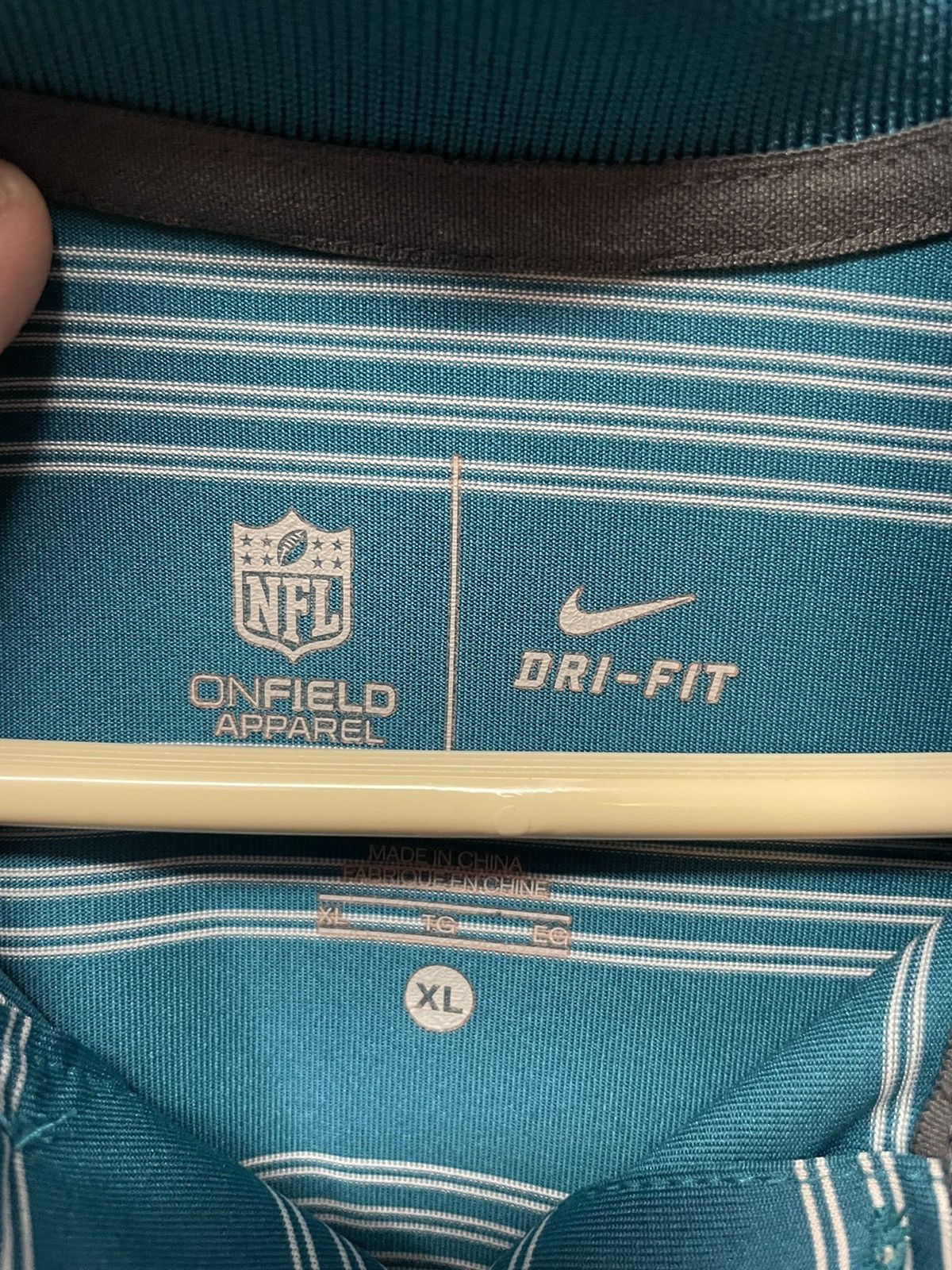 NFL × Nike × Vintage Jacksonville Jaguars Polo Size US XL / EU 56 / 4 - 2 Thumbnail