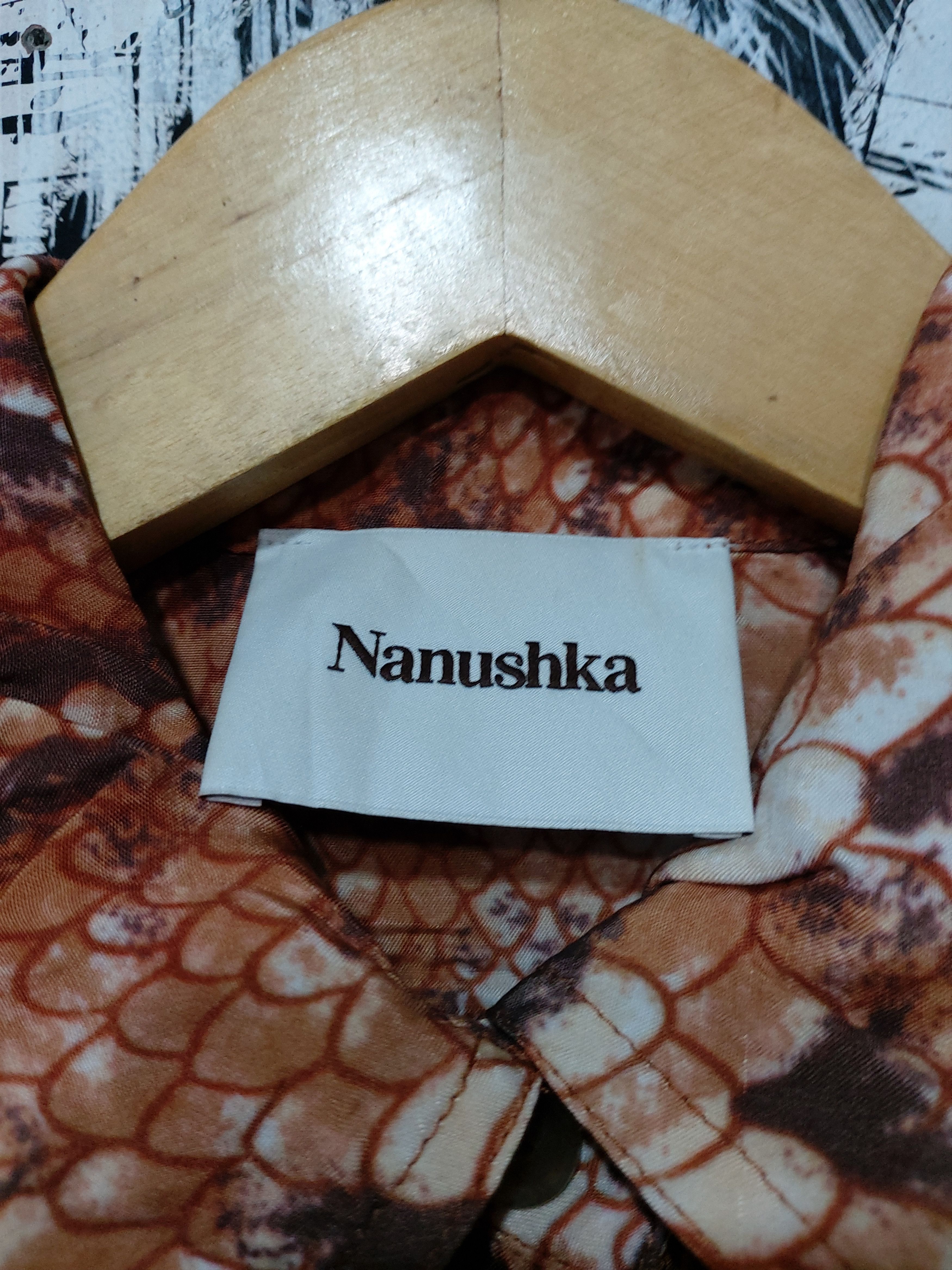 Jean Paul Gaultier INSPIRED JPG STYLE NANUSHKA SNAKE PATTERN BUTTON UP SHIRT Size S / US 4 / IT 40 - 4 Thumbnail