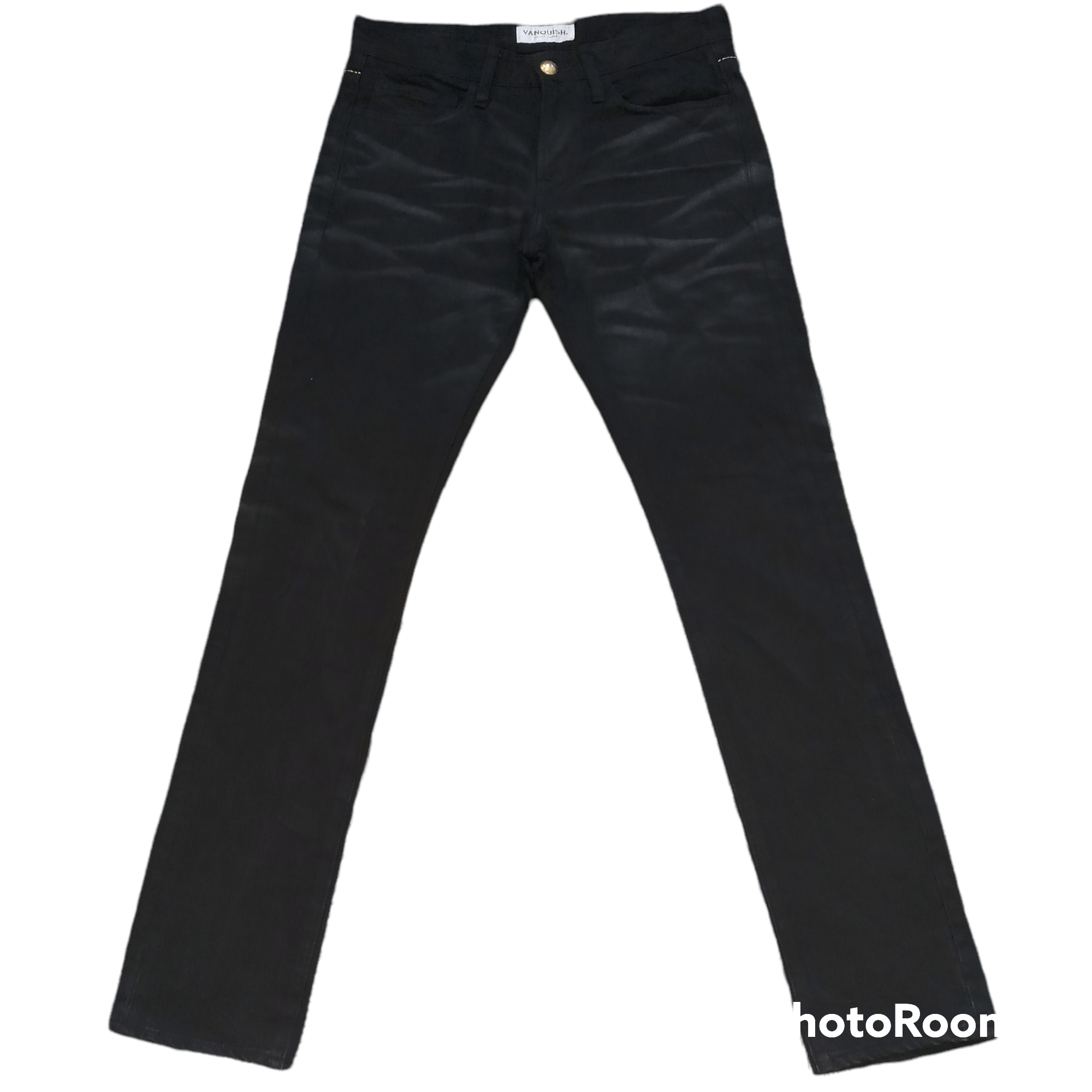 Vanquish Gold Wax Jeans