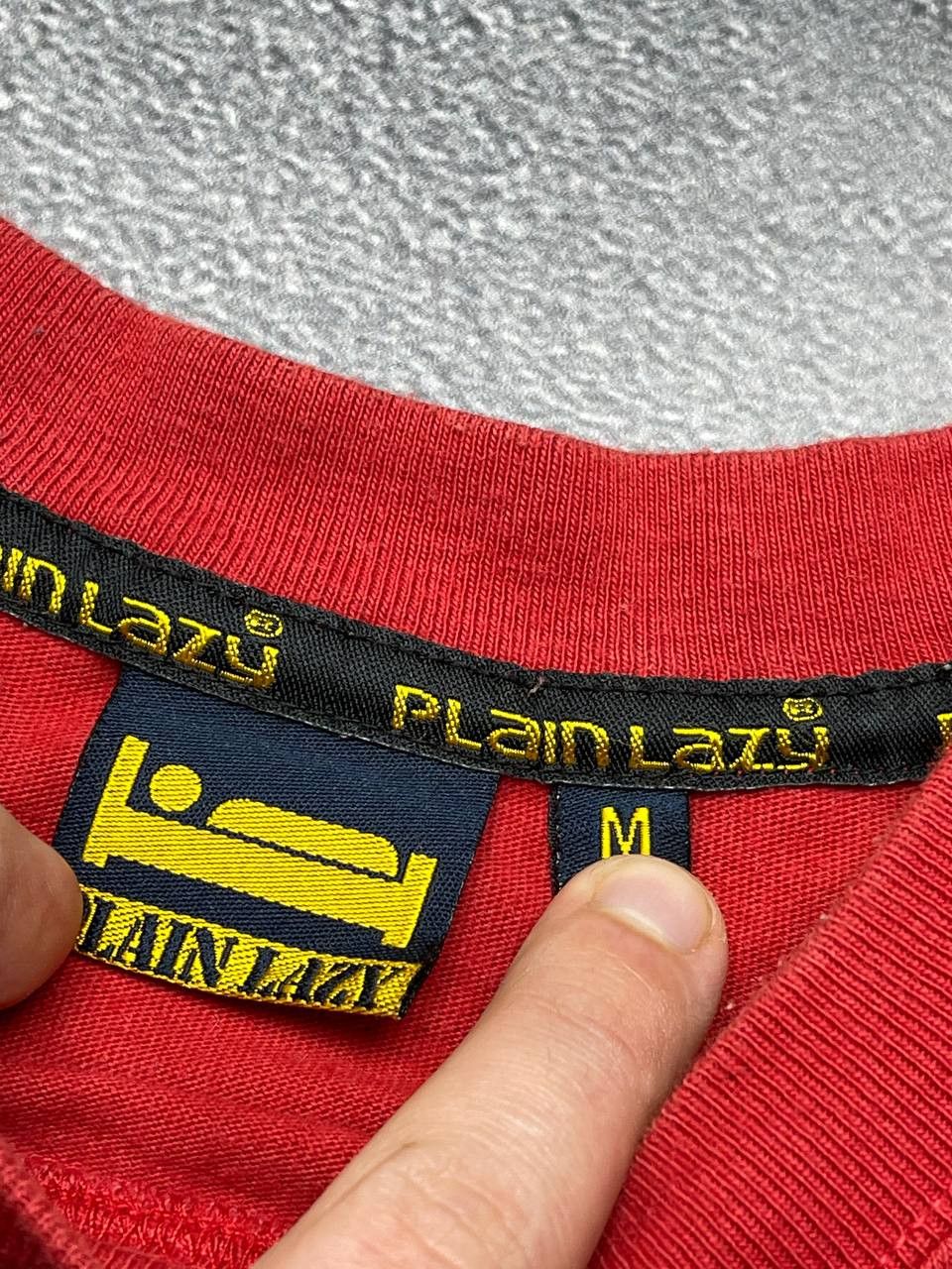 Vintage Vintage 90s Adult “ Plain Lazy Humor Tee Size M Size US M / EU 48-50 / 2 - 6 Thumbnail