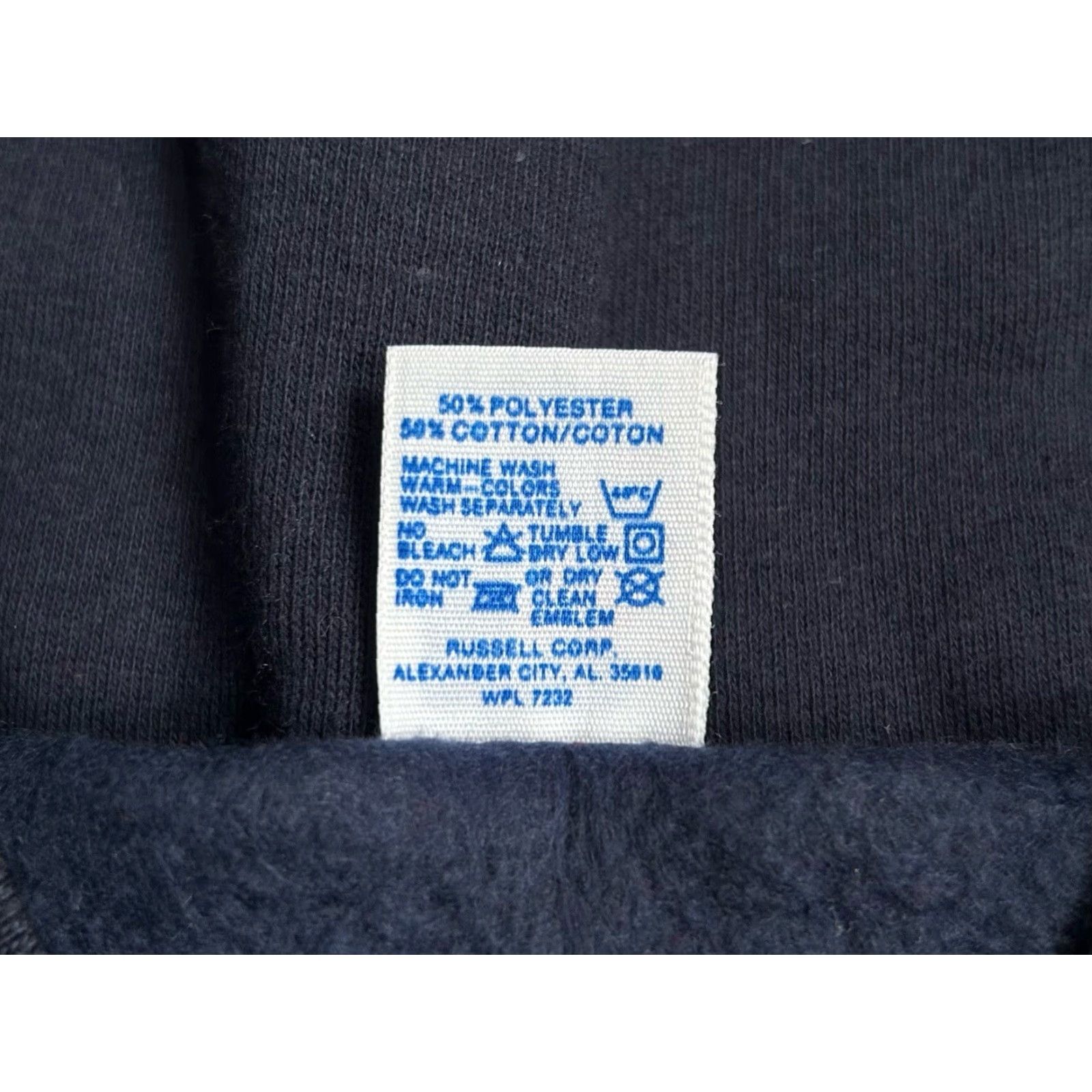 Russell Athletic VINTAGE Russell Athletic Sweatshirt Mens XS Navy Blue USA Made 80s Crewneck Pullover Cotton Blend NWT NOS Long Sleeve Redefined Size US XS / EU 42 / 0 - 7 Thumbnail